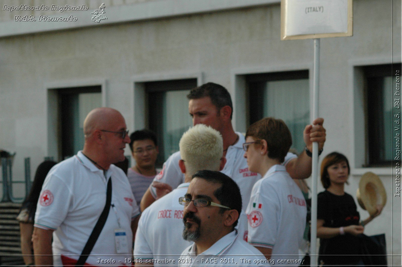 Jesolo - 15-18 settembre 2011 - FACE 2011, The opening ceremony -  Croce Rossa Italiana - Ispettorato Regionale Volontari del Soccorso Piemonte