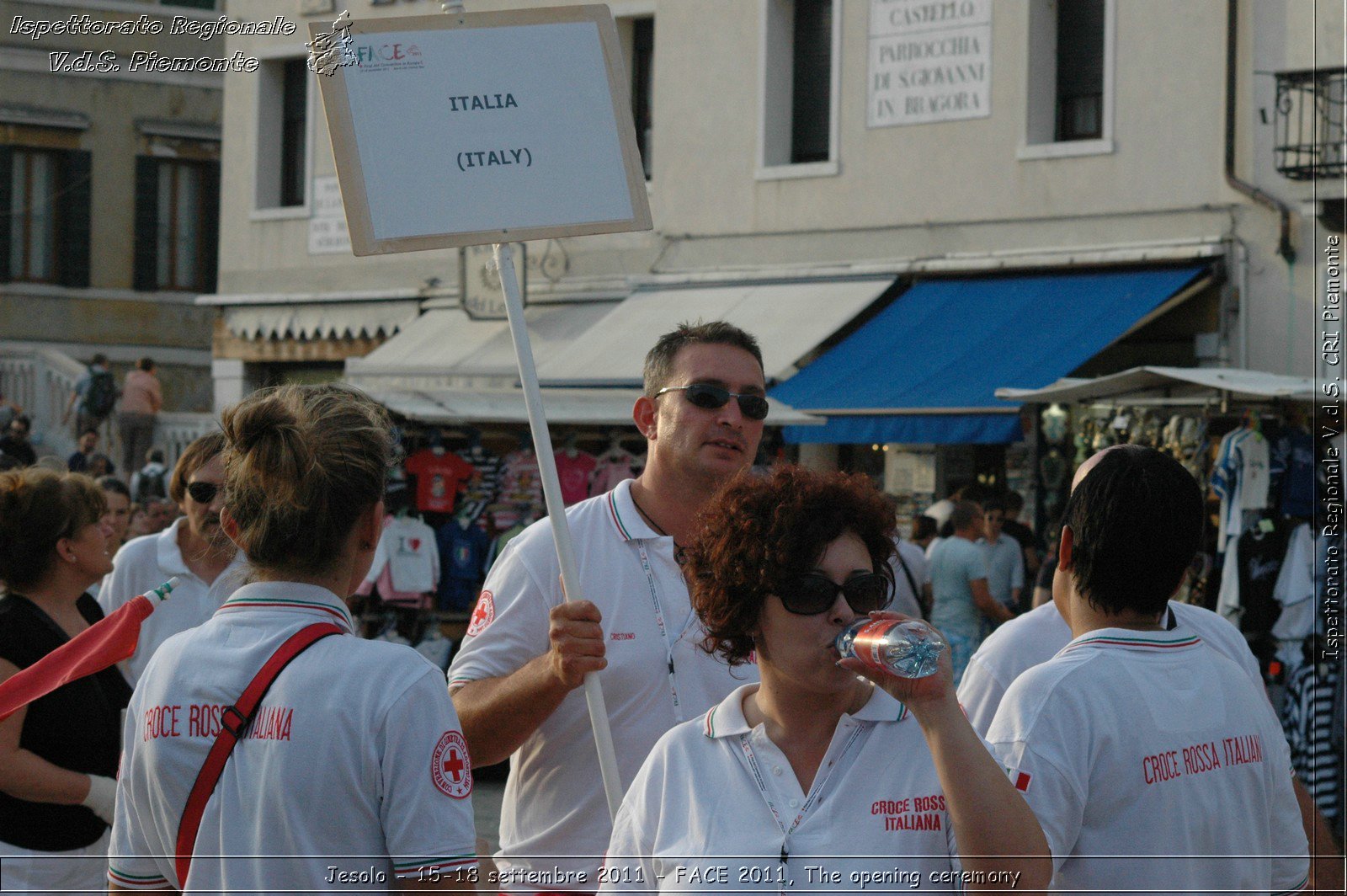 Jesolo - 15-18 settembre 2011 - FACE 2011, The opening ceremony -  Croce Rossa Italiana - Ispettorato Regionale Volontari del Soccorso Piemonte