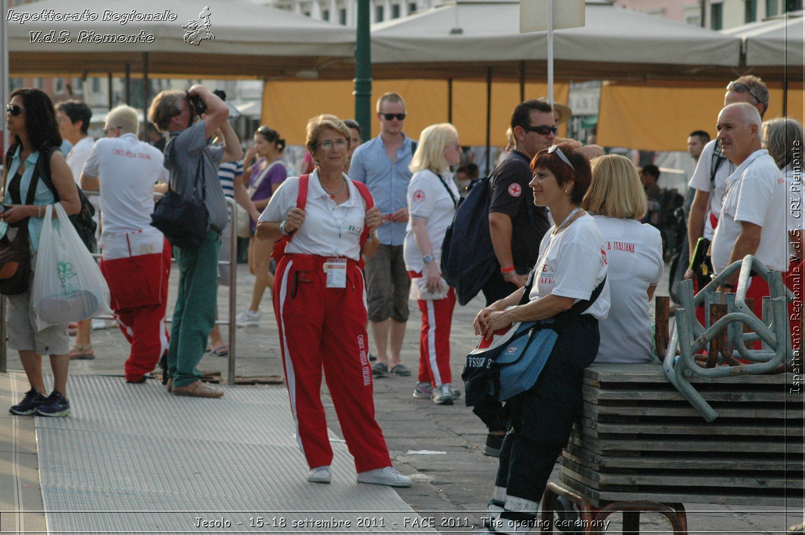 Jesolo - 15-18 settembre 2011 - FACE 2011, The opening ceremony -  Croce Rossa Italiana - Ispettorato Regionale Volontari del Soccorso Piemonte