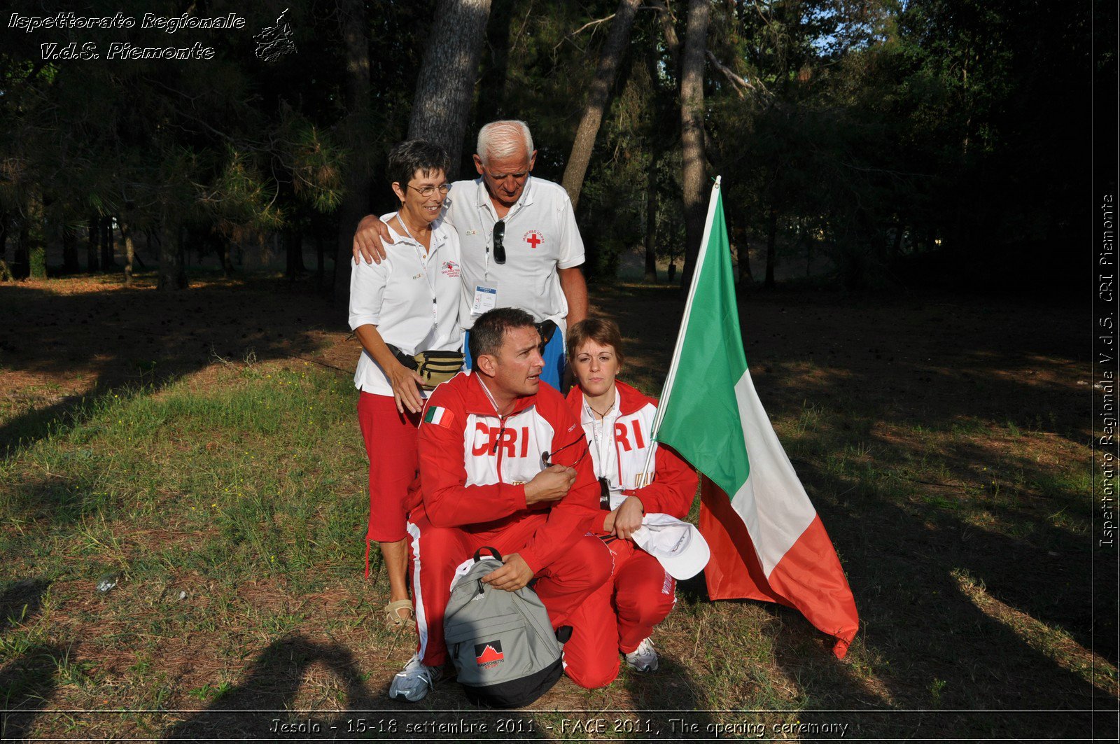 Jesolo - 15-18 settembre 2011 - FACE 2011, The opening ceremony -  Croce Rossa Italiana - Ispettorato Regionale Volontari del Soccorso Piemonte