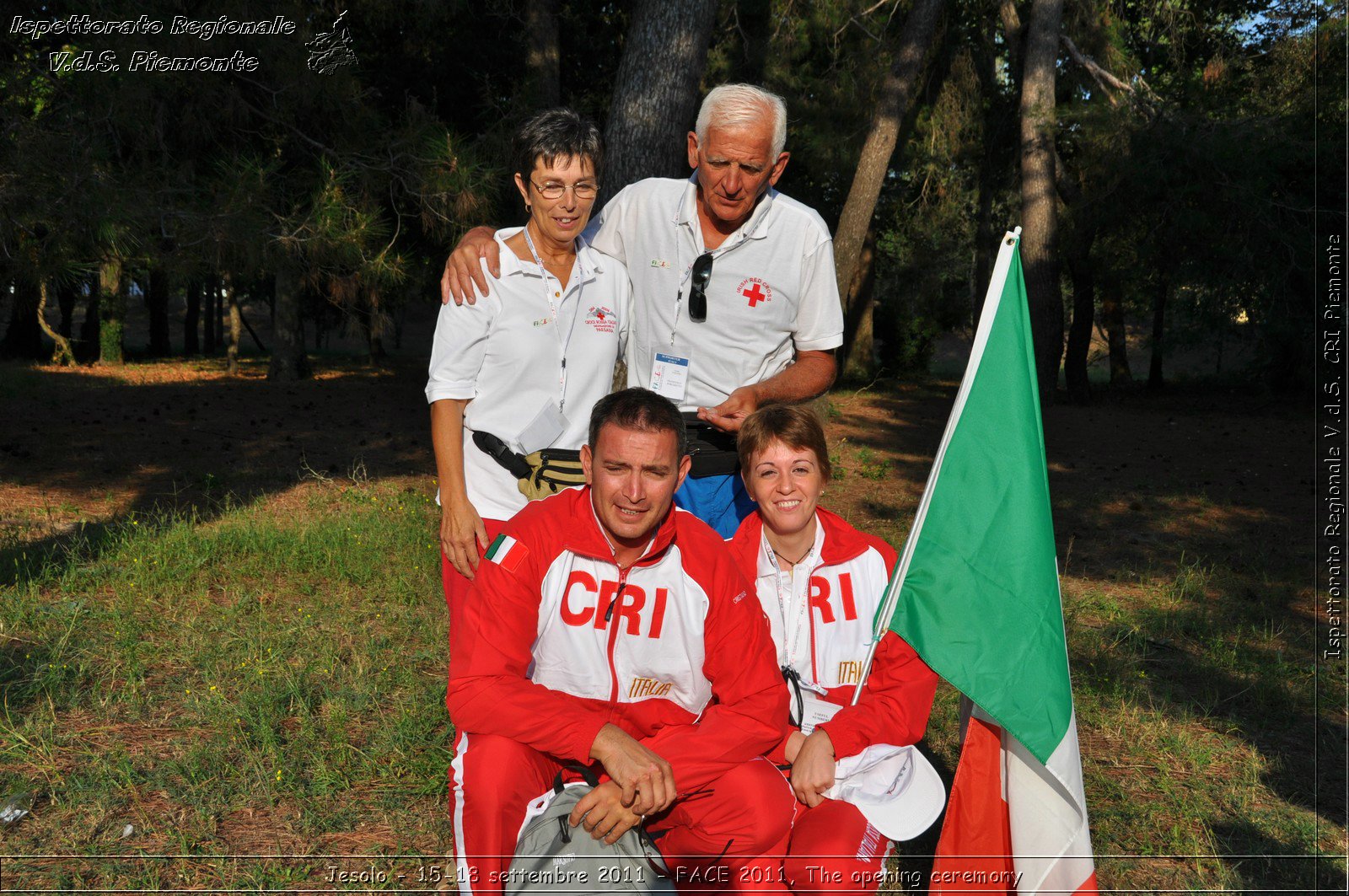 Jesolo - 15-18 settembre 2011 - FACE 2011, The opening ceremony -  Croce Rossa Italiana - Ispettorato Regionale Volontari del Soccorso Piemonte