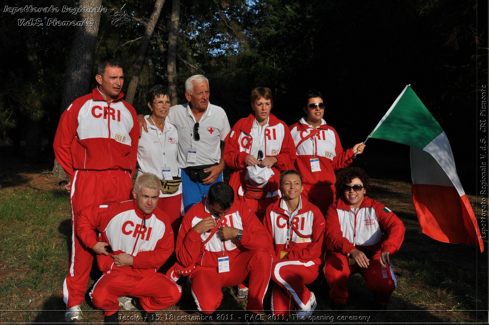 Jesolo - 15-18 settembre 2011 - FACE 2011, The opening ceremony -  Croce Rossa Italiana - Ispettorato Regionale Volontari del Soccorso Piemonte