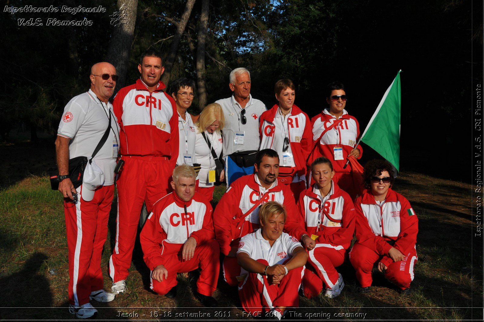 Jesolo - 15-18 settembre 2011 - FACE 2011, The opening ceremony -  Croce Rossa Italiana - Ispettorato Regionale Volontari del Soccorso Piemonte