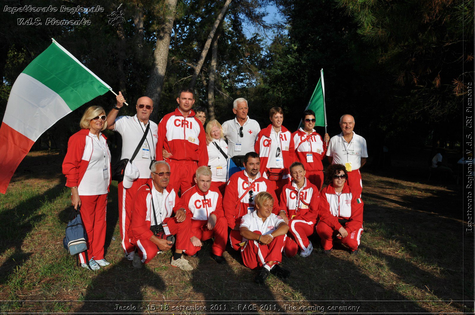 Jesolo - 15-18 settembre 2011 - FACE 2011, The opening ceremony -  Croce Rossa Italiana - Ispettorato Regionale Volontari del Soccorso Piemonte