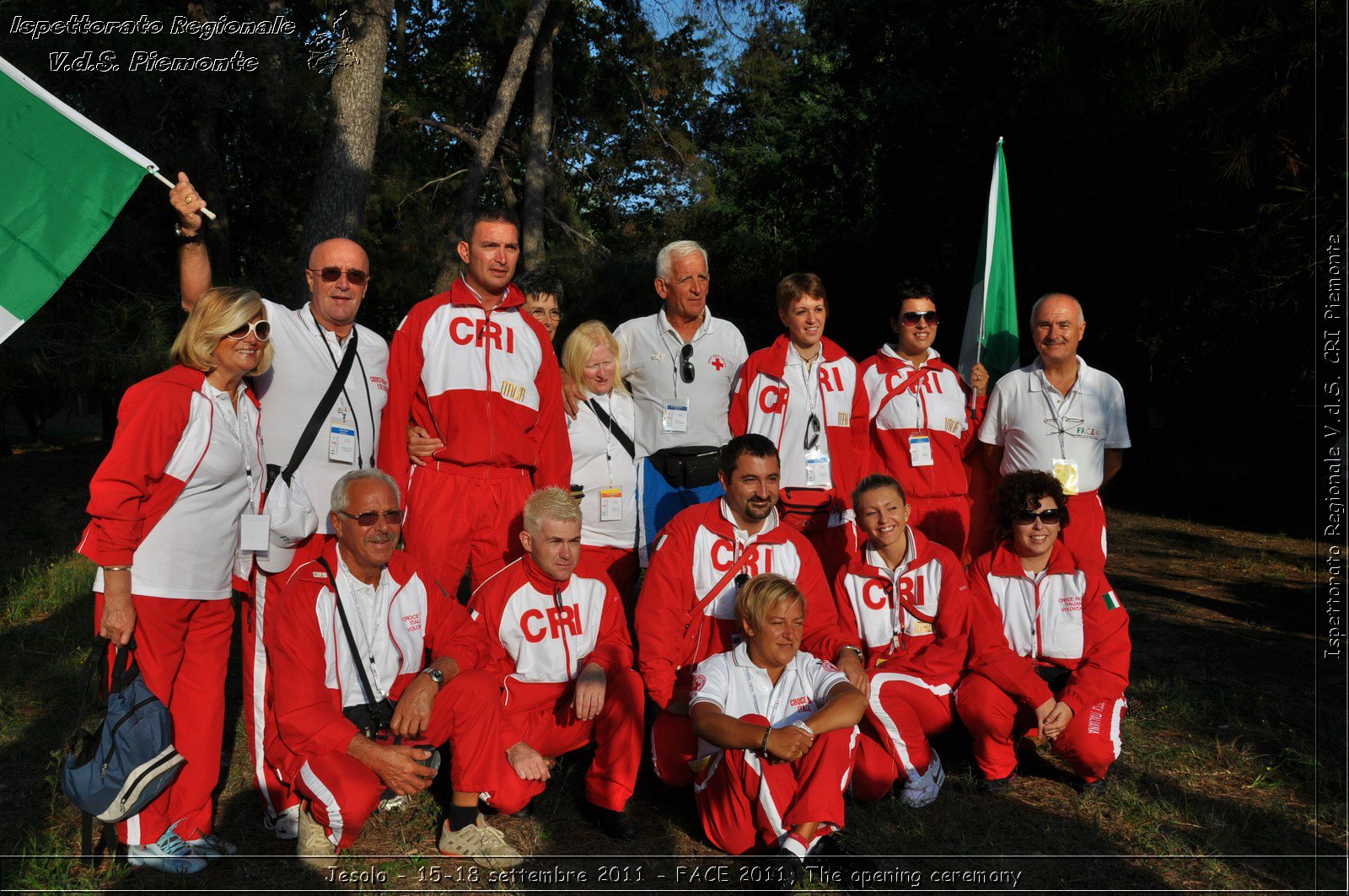 Jesolo - 15-18 settembre 2011 - FACE 2011, The opening ceremony -  Croce Rossa Italiana - Ispettorato Regionale Volontari del Soccorso Piemonte