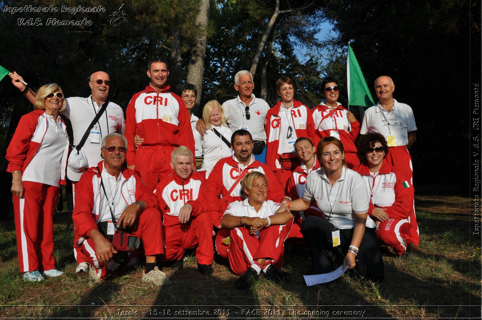 Jesolo - 15-18 settembre 2011 - FACE 2011, The opening ceremony -  Croce Rossa Italiana - Ispettorato Regionale Volontari del Soccorso Piemonte