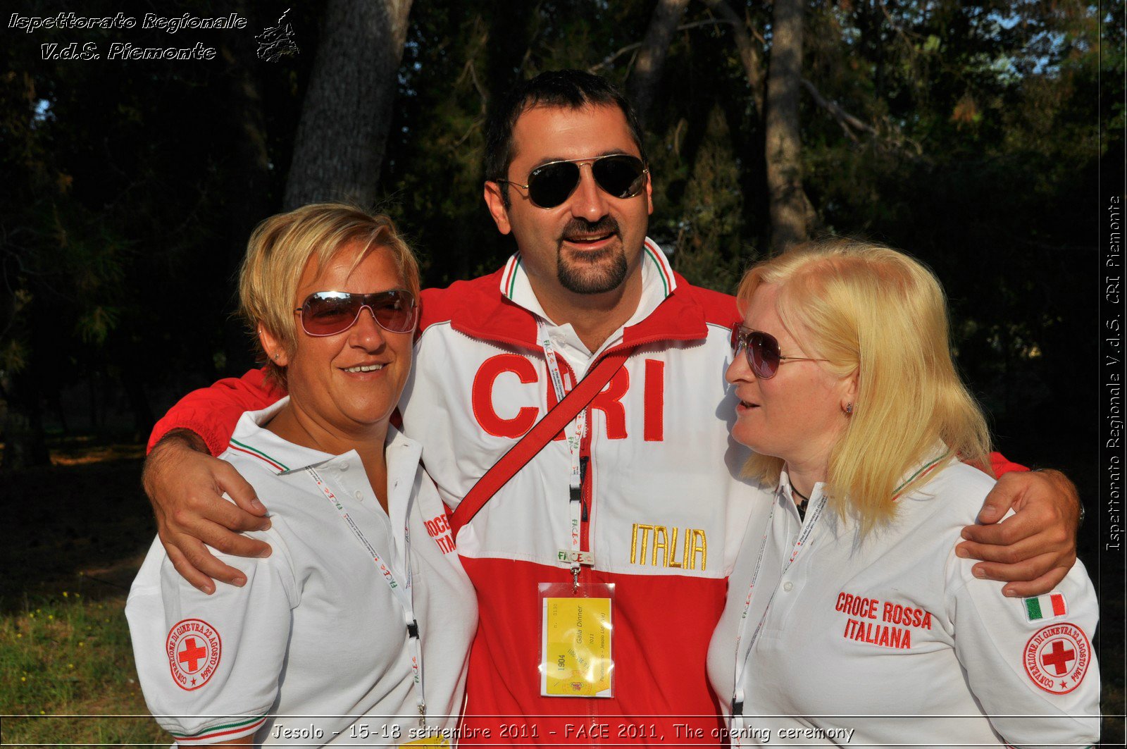 Jesolo - 15-18 settembre 2011 - FACE 2011, The opening ceremony -  Croce Rossa Italiana - Ispettorato Regionale Volontari del Soccorso Piemonte