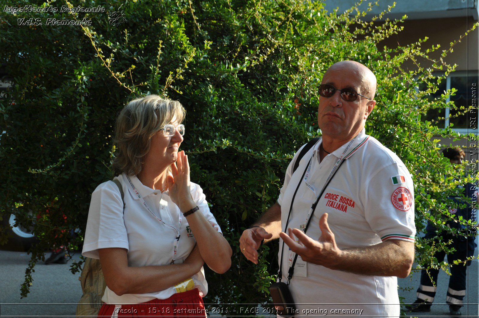 Jesolo - 15-18 settembre 2011 - FACE 2011, The opening ceremony -  Croce Rossa Italiana - Ispettorato Regionale Volontari del Soccorso Piemonte