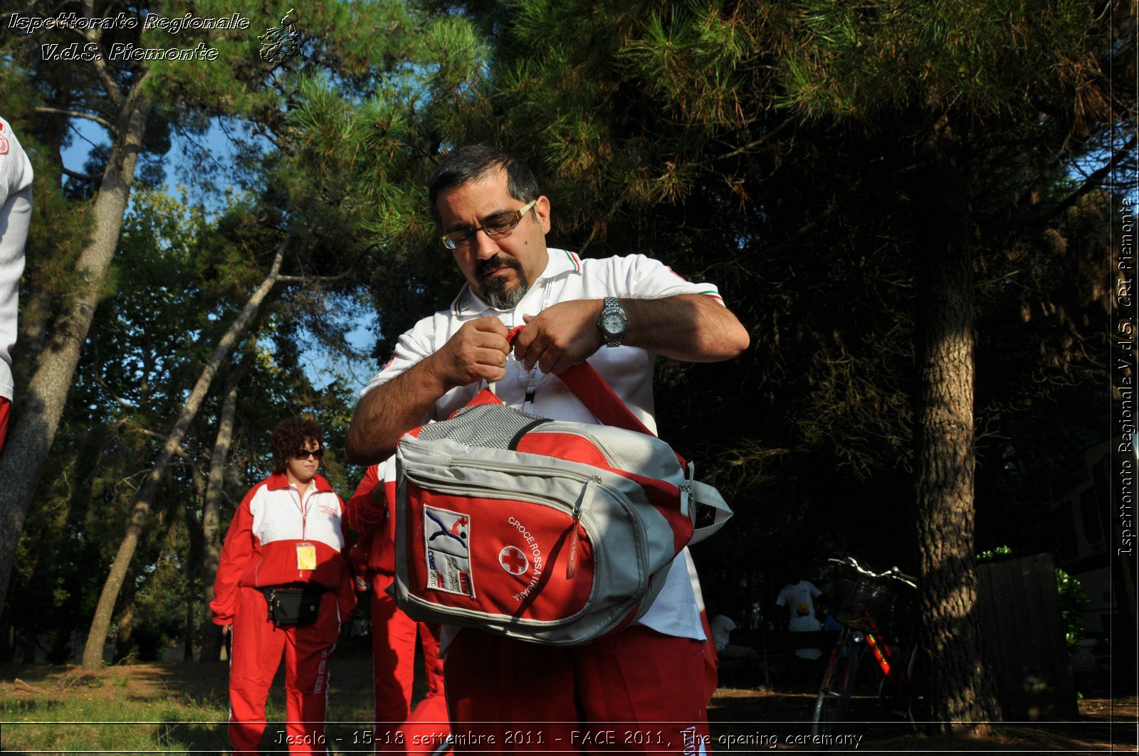 Jesolo - 15-18 settembre 2011 - FACE 2011, The opening ceremony -  Croce Rossa Italiana - Ispettorato Regionale Volontari del Soccorso Piemonte