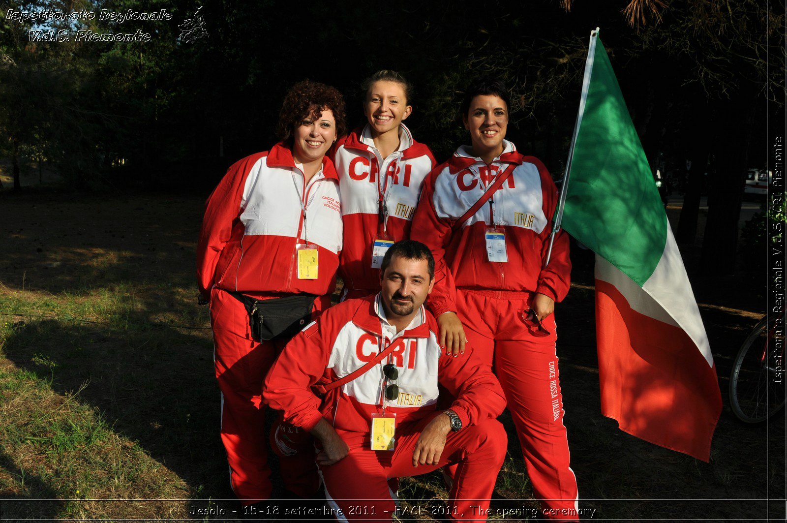 Jesolo - 15-18 settembre 2011 - FACE 2011, The opening ceremony -  Croce Rossa Italiana - Ispettorato Regionale Volontari del Soccorso Piemonte