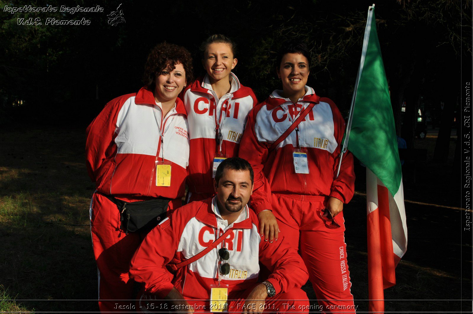 Jesolo - 15-18 settembre 2011 - FACE 2011, The opening ceremony -  Croce Rossa Italiana - Ispettorato Regionale Volontari del Soccorso Piemonte