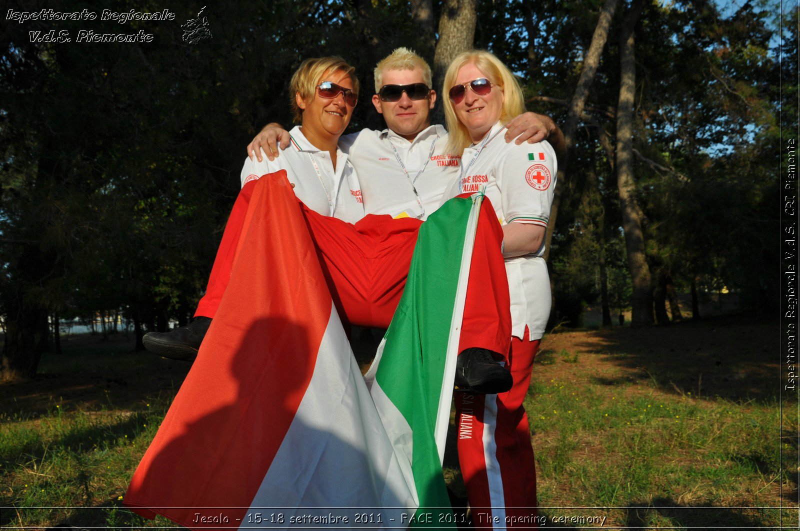 Jesolo - 15-18 settembre 2011 - FACE 2011, The opening ceremony -  Croce Rossa Italiana - Ispettorato Regionale Volontari del Soccorso Piemonte