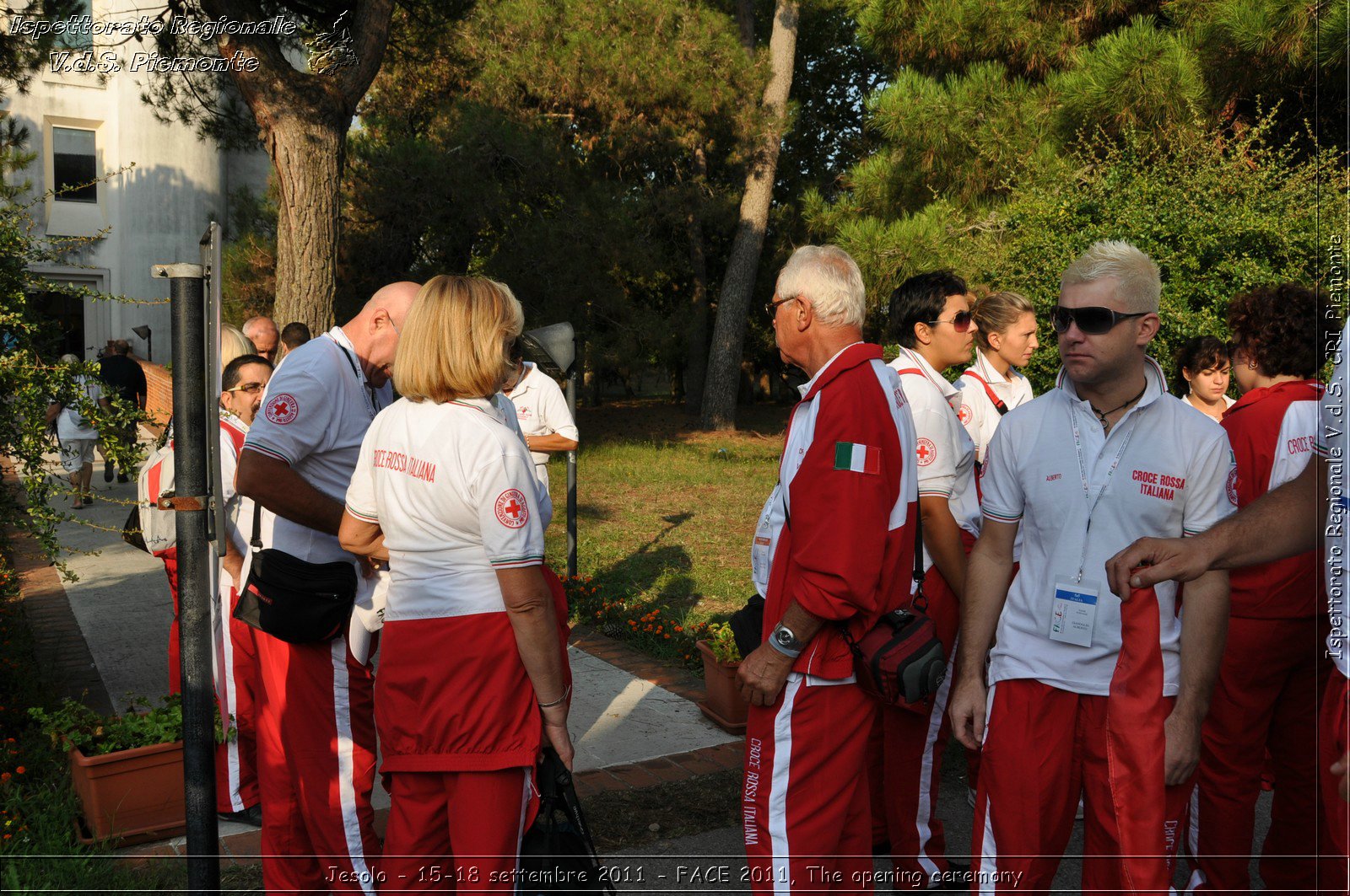 Jesolo - 15-18 settembre 2011 - FACE 2011, The opening ceremony -  Croce Rossa Italiana - Ispettorato Regionale Volontari del Soccorso Piemonte