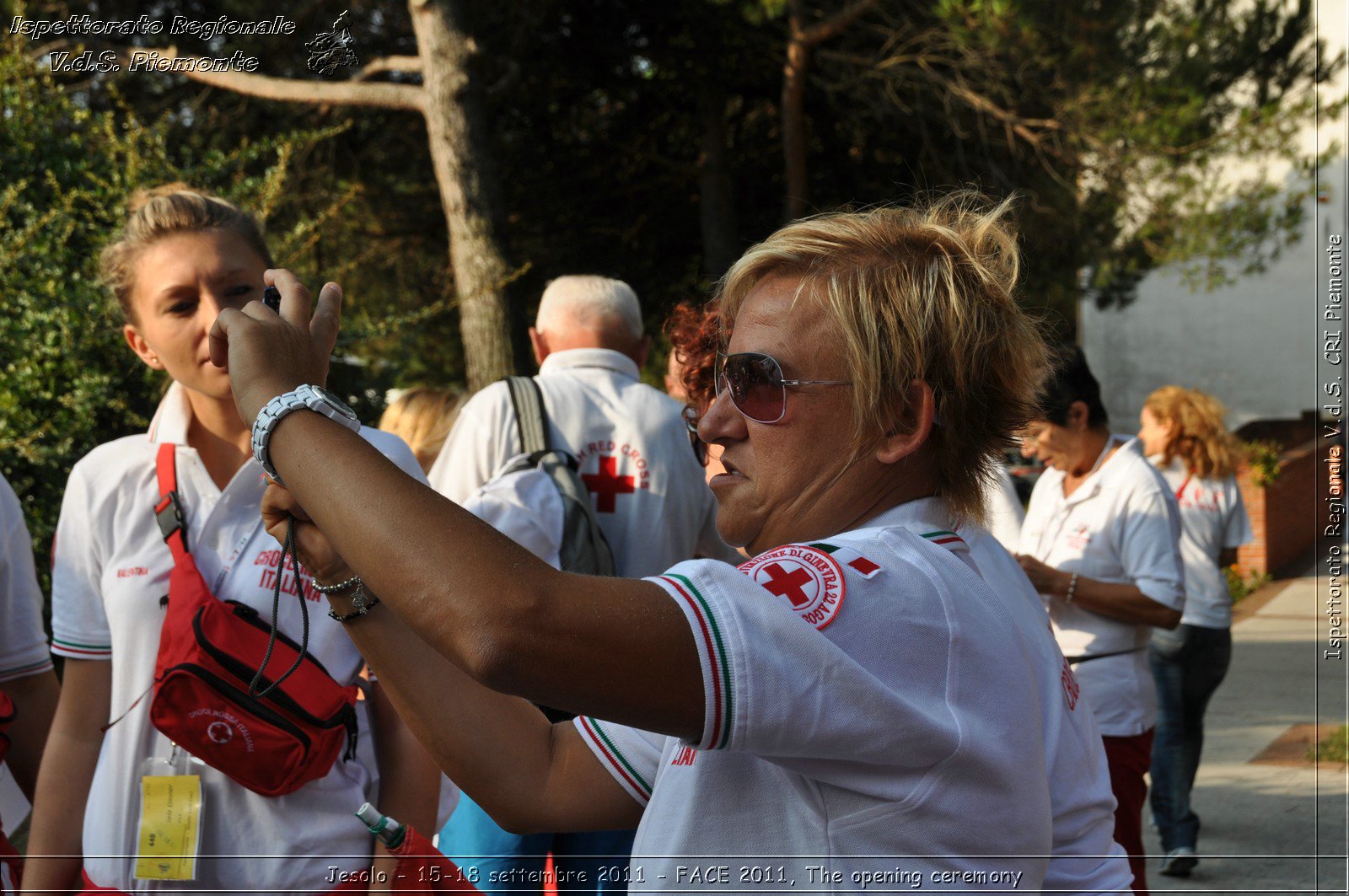 Jesolo - 15-18 settembre 2011 - FACE 2011, The opening ceremony -  Croce Rossa Italiana - Ispettorato Regionale Volontari del Soccorso Piemonte