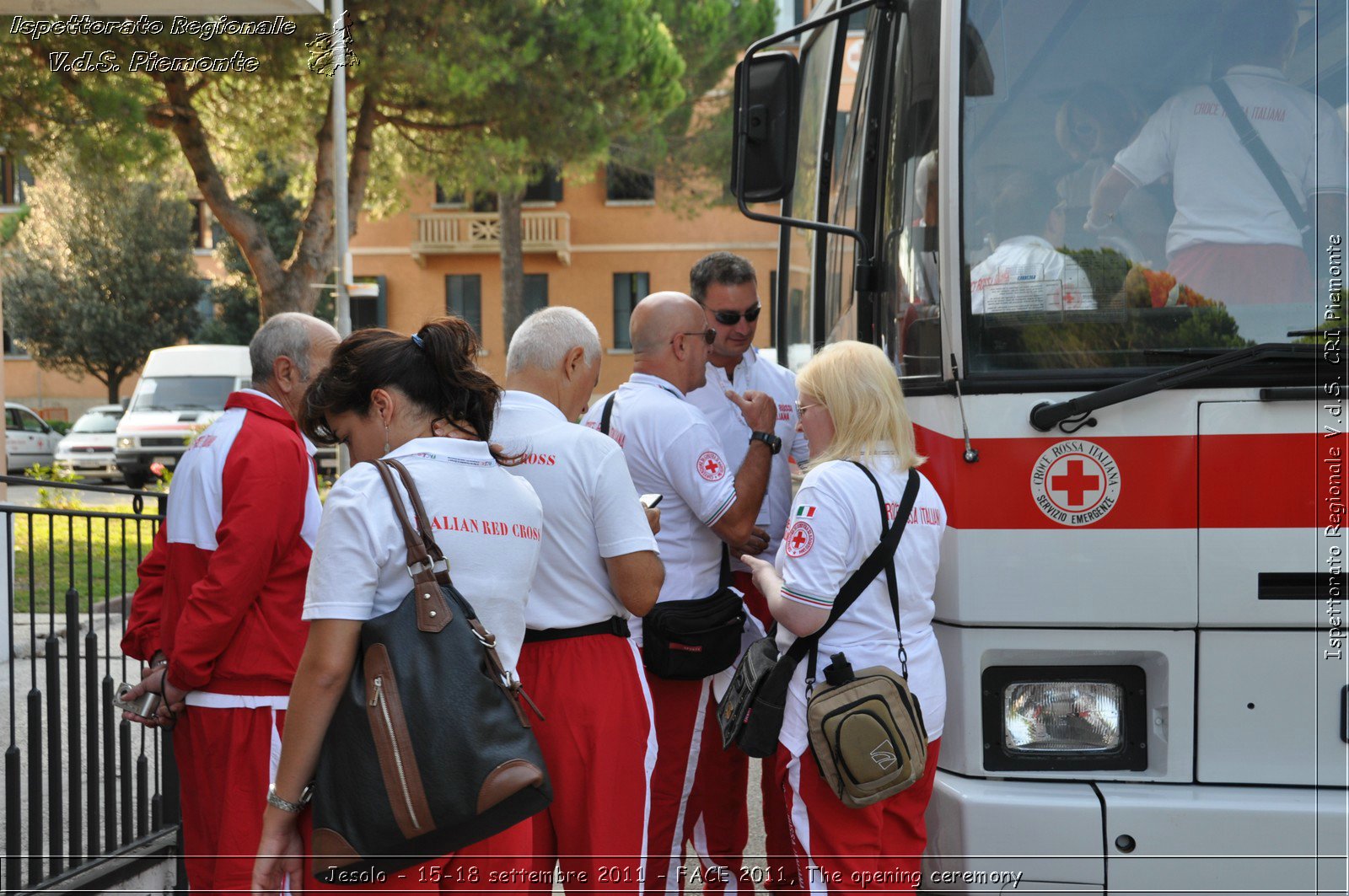 Jesolo - 15-18 settembre 2011 - FACE 2011, The opening ceremony -  Croce Rossa Italiana - Ispettorato Regionale Volontari del Soccorso Piemonte