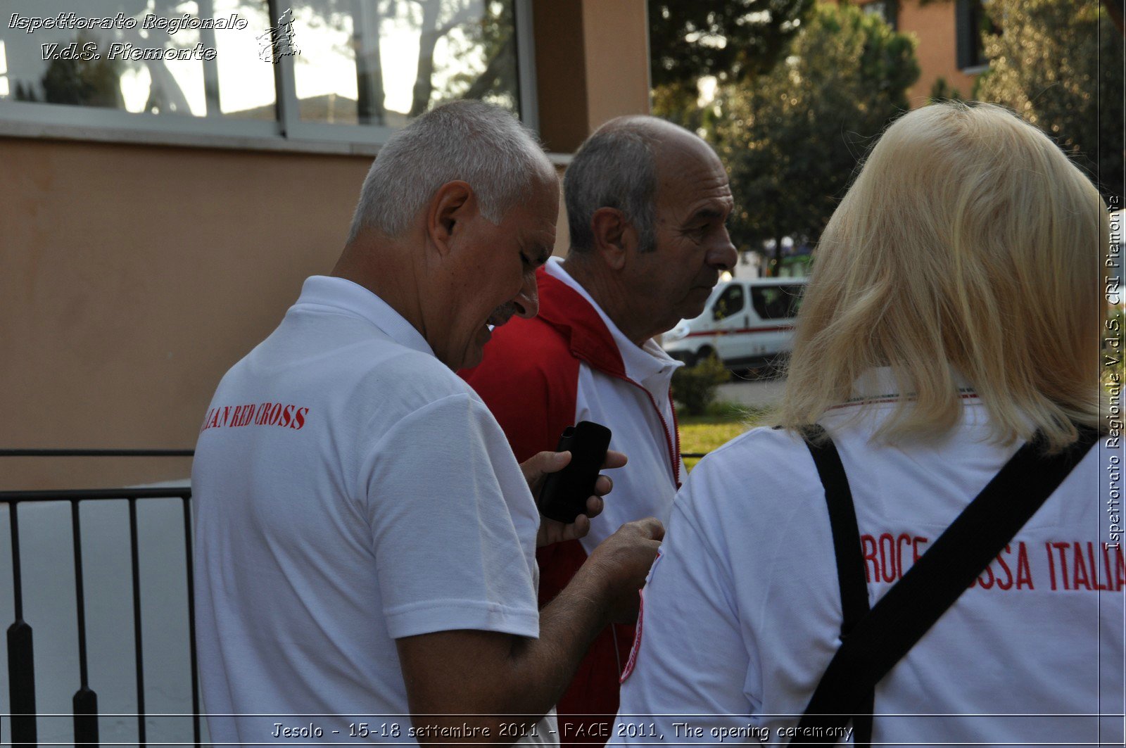 Jesolo - 15-18 settembre 2011 - FACE 2011, The opening ceremony -  Croce Rossa Italiana - Ispettorato Regionale Volontari del Soccorso Piemonte