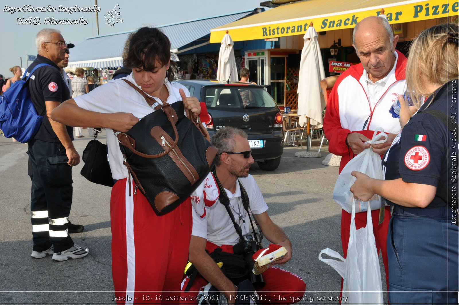 Jesolo - 15-18 settembre 2011 - FACE 2011, The opening ceremony -  Croce Rossa Italiana - Ispettorato Regionale Volontari del Soccorso Piemonte