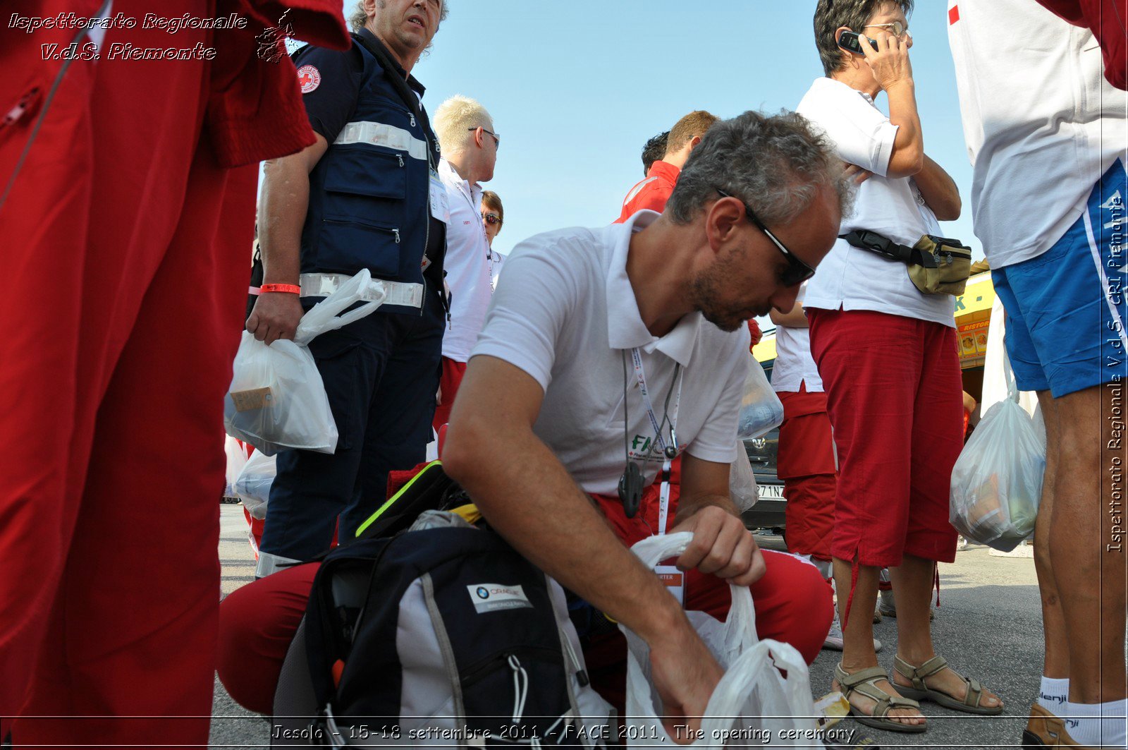 Jesolo - 15-18 settembre 2011 - FACE 2011, The opening ceremony -  Croce Rossa Italiana - Ispettorato Regionale Volontari del Soccorso Piemonte