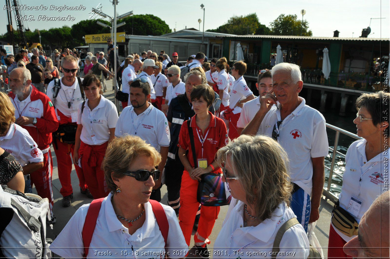 Jesolo - 15-18 settembre 2011 - FACE 2011, The opening ceremony -  Croce Rossa Italiana - Ispettorato Regionale Volontari del Soccorso Piemonte