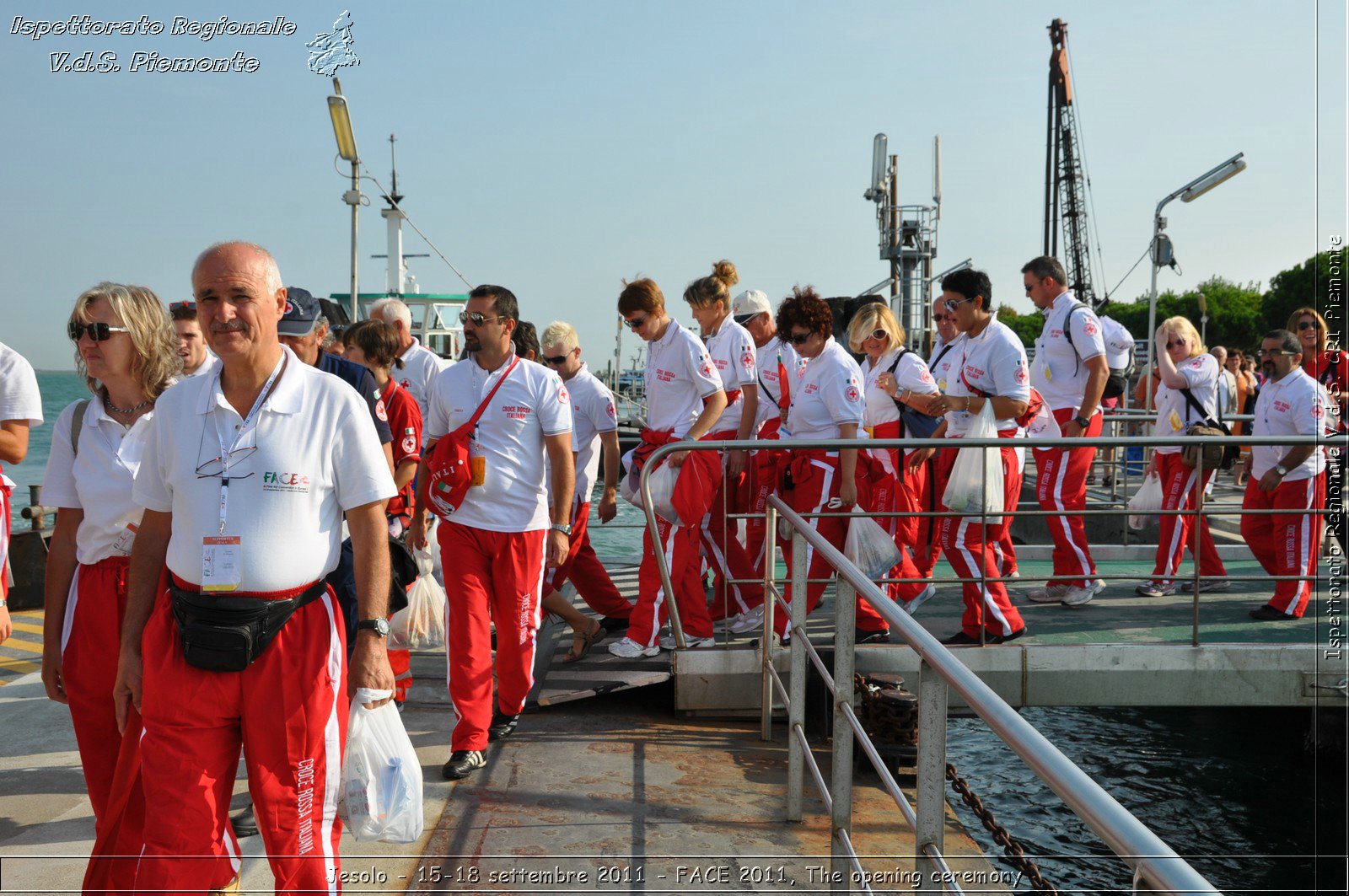 Jesolo - 15-18 settembre 2011 - FACE 2011, The opening ceremony -  Croce Rossa Italiana - Ispettorato Regionale Volontari del Soccorso Piemonte