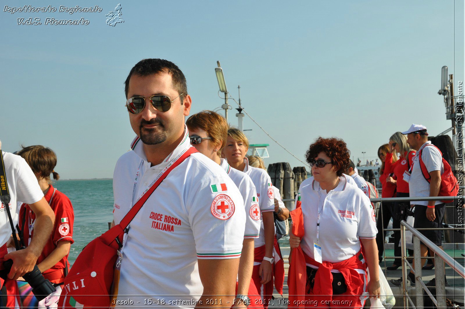 Jesolo - 15-18 settembre 2011 - FACE 2011, The opening ceremony -  Croce Rossa Italiana - Ispettorato Regionale Volontari del Soccorso Piemonte