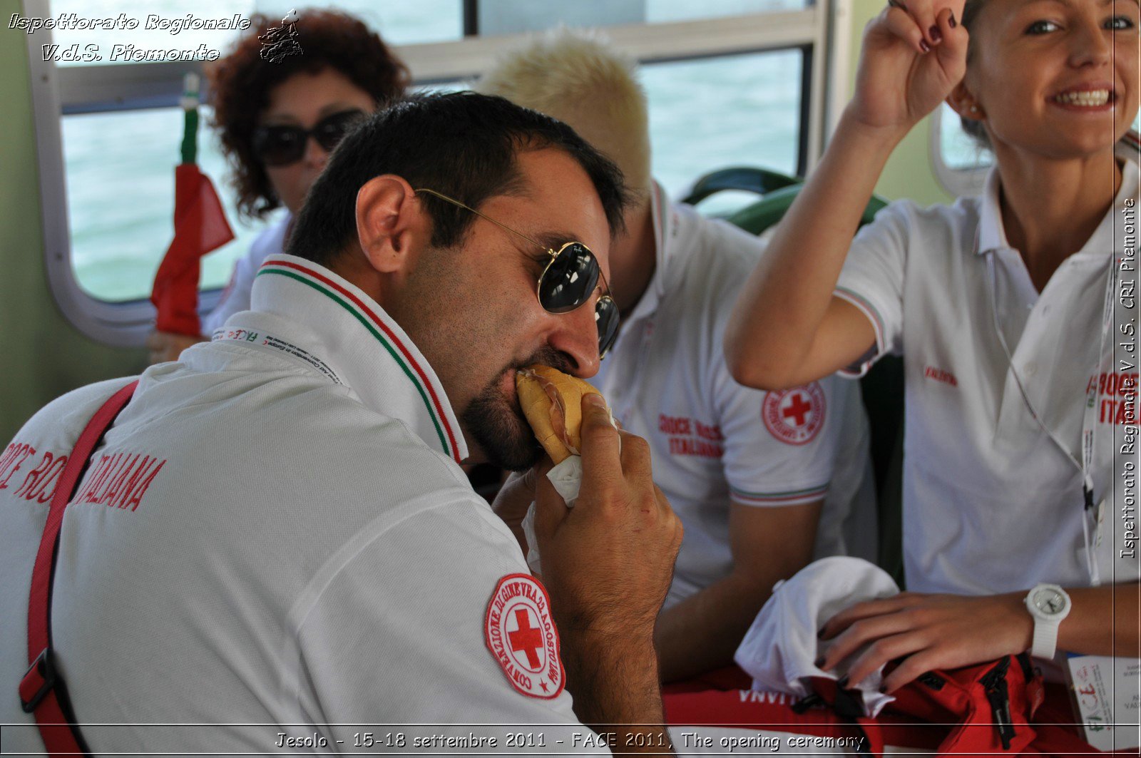 Jesolo - 15-18 settembre 2011 - FACE 2011, The opening ceremony -  Croce Rossa Italiana - Ispettorato Regionale Volontari del Soccorso Piemonte