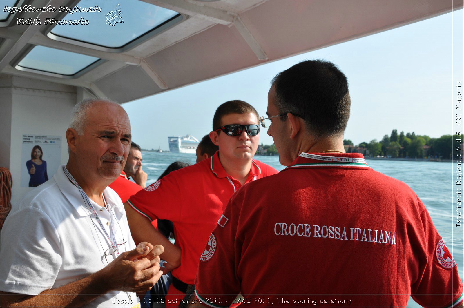 Jesolo - 15-18 settembre 2011 - FACE 2011, The opening ceremony -  Croce Rossa Italiana - Ispettorato Regionale Volontari del Soccorso Piemonte