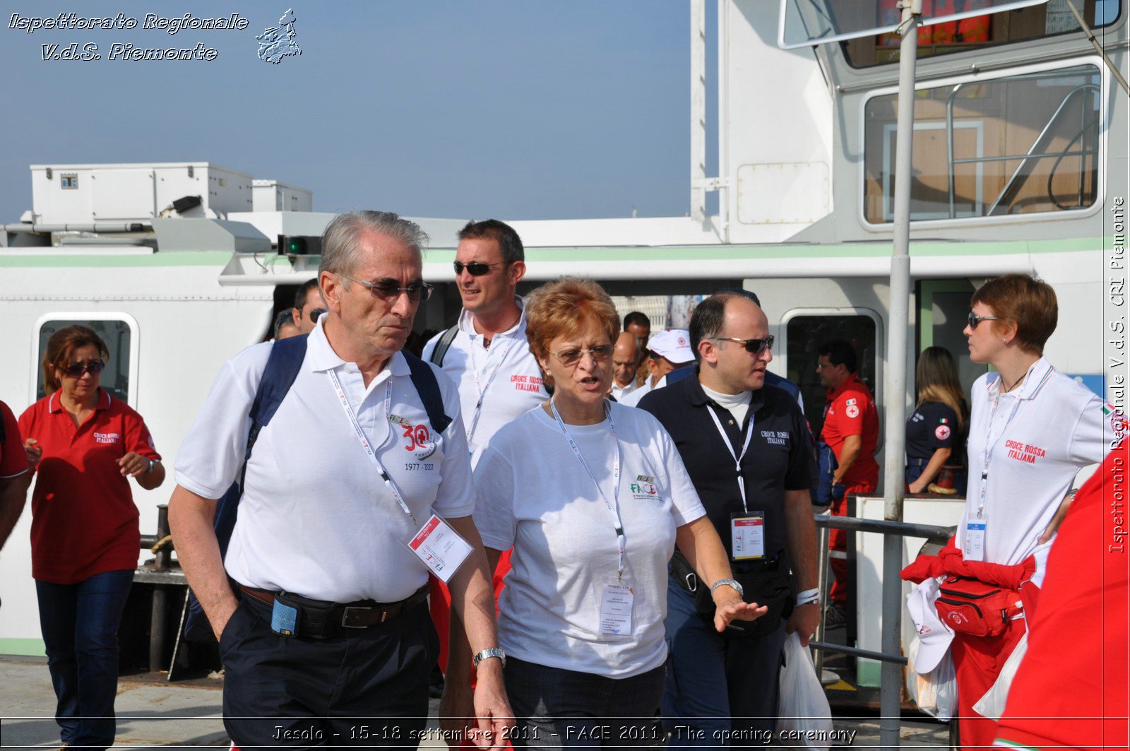 Jesolo - 15-18 settembre 2011 - FACE 2011, The opening ceremony -  Croce Rossa Italiana - Ispettorato Regionale Volontari del Soccorso Piemonte