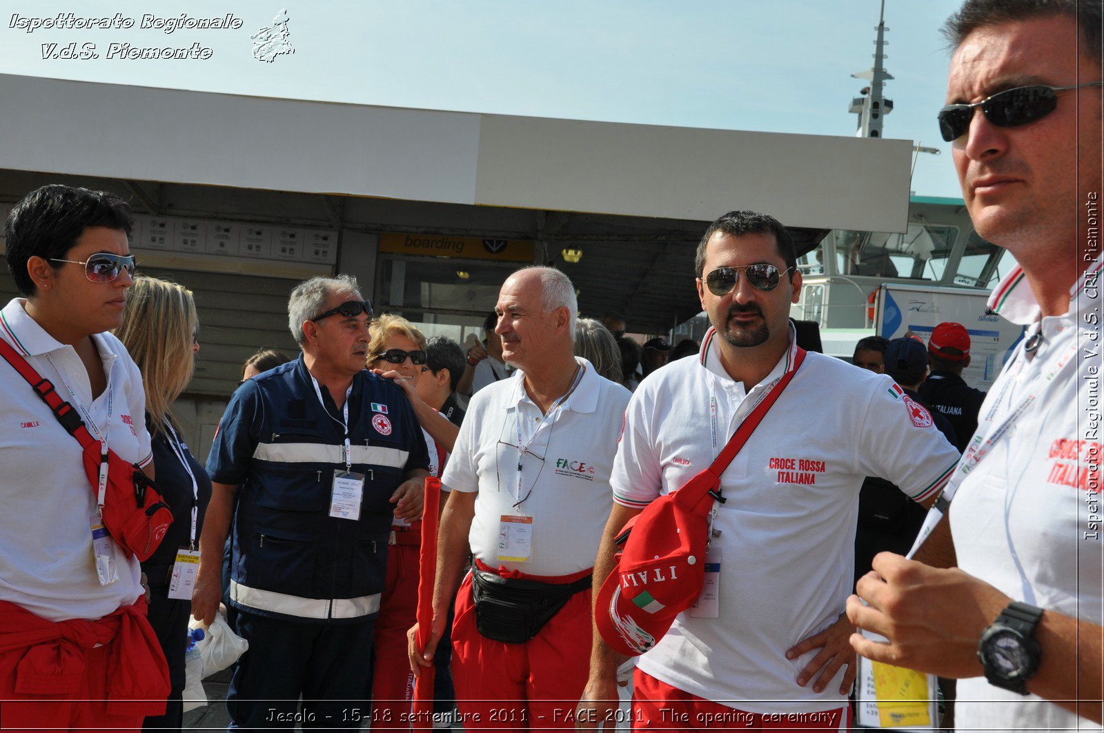 Jesolo - 15-18 settembre 2011 - FACE 2011, The opening ceremony -  Croce Rossa Italiana - Ispettorato Regionale Volontari del Soccorso Piemonte