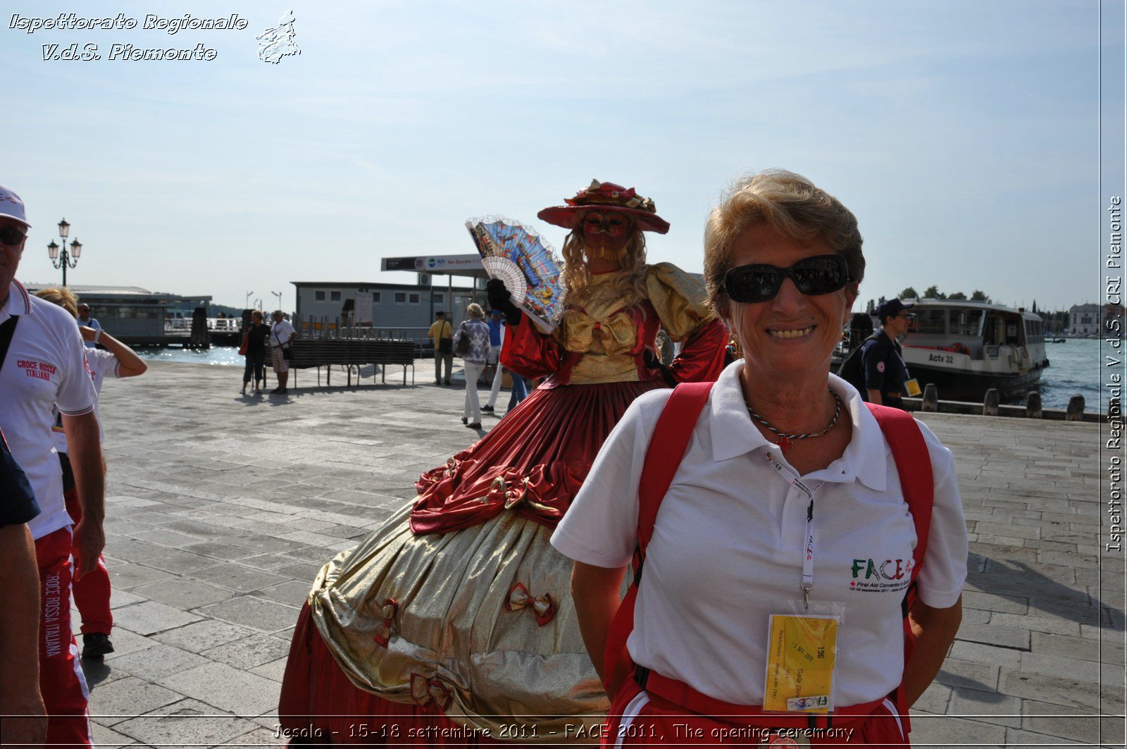 Jesolo - 15-18 settembre 2011 - FACE 2011, The opening ceremony -  Croce Rossa Italiana - Ispettorato Regionale Volontari del Soccorso Piemonte