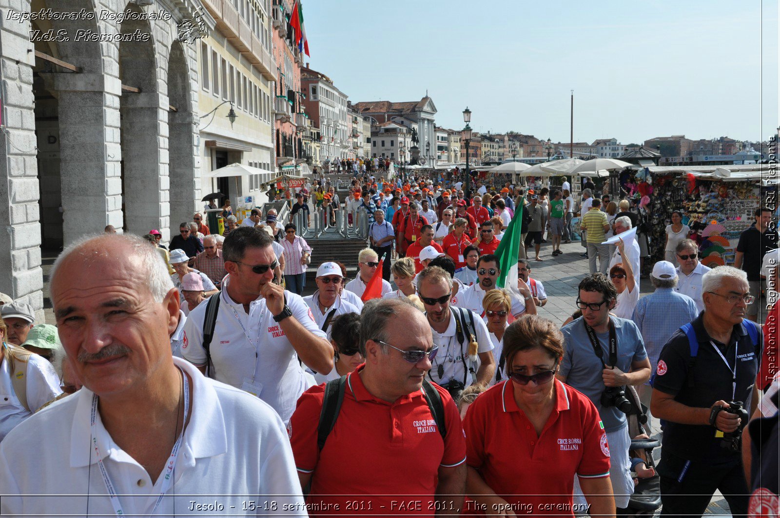 Jesolo - 15-18 settembre 2011 - FACE 2011, The opening ceremony -  Croce Rossa Italiana - Ispettorato Regionale Volontari del Soccorso Piemonte