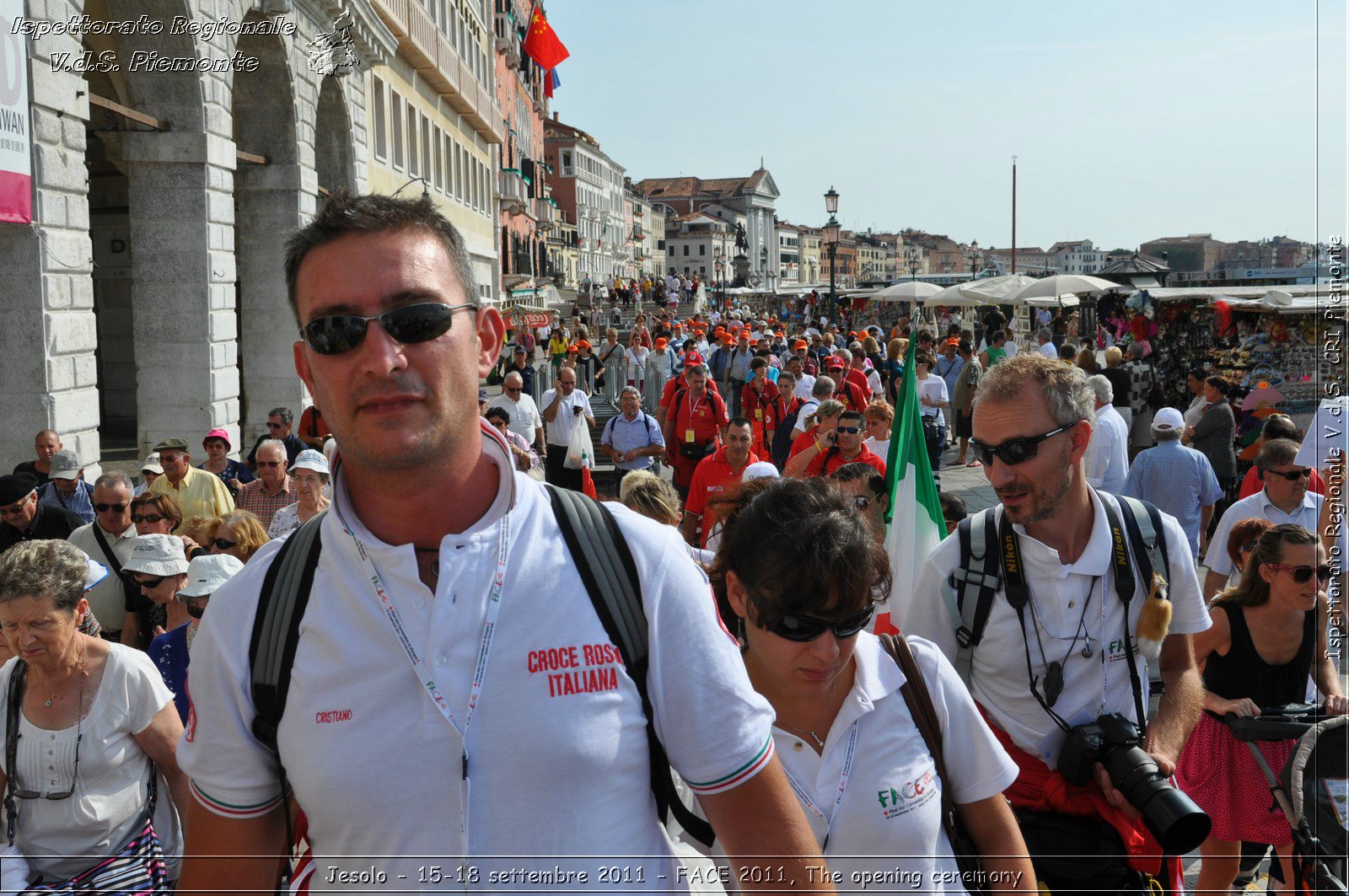 Jesolo - 15-18 settembre 2011 - FACE 2011, The opening ceremony -  Croce Rossa Italiana - Ispettorato Regionale Volontari del Soccorso Piemonte
