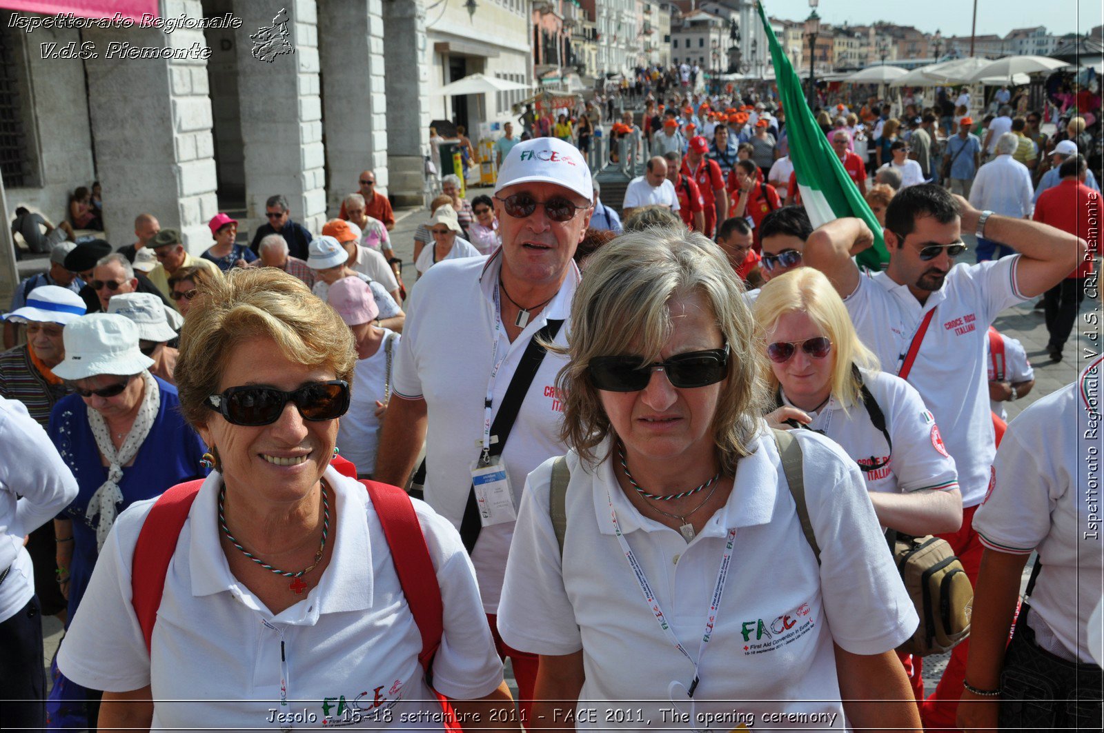 Jesolo - 15-18 settembre 2011 - FACE 2011, The opening ceremony -  Croce Rossa Italiana - Ispettorato Regionale Volontari del Soccorso Piemonte