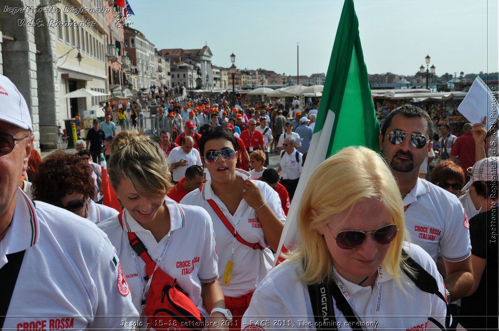 Jesolo - 15-18 settembre 2011 - FACE 2011, The opening ceremony -  Croce Rossa Italiana - Ispettorato Regionale Volontari del Soccorso Piemonte