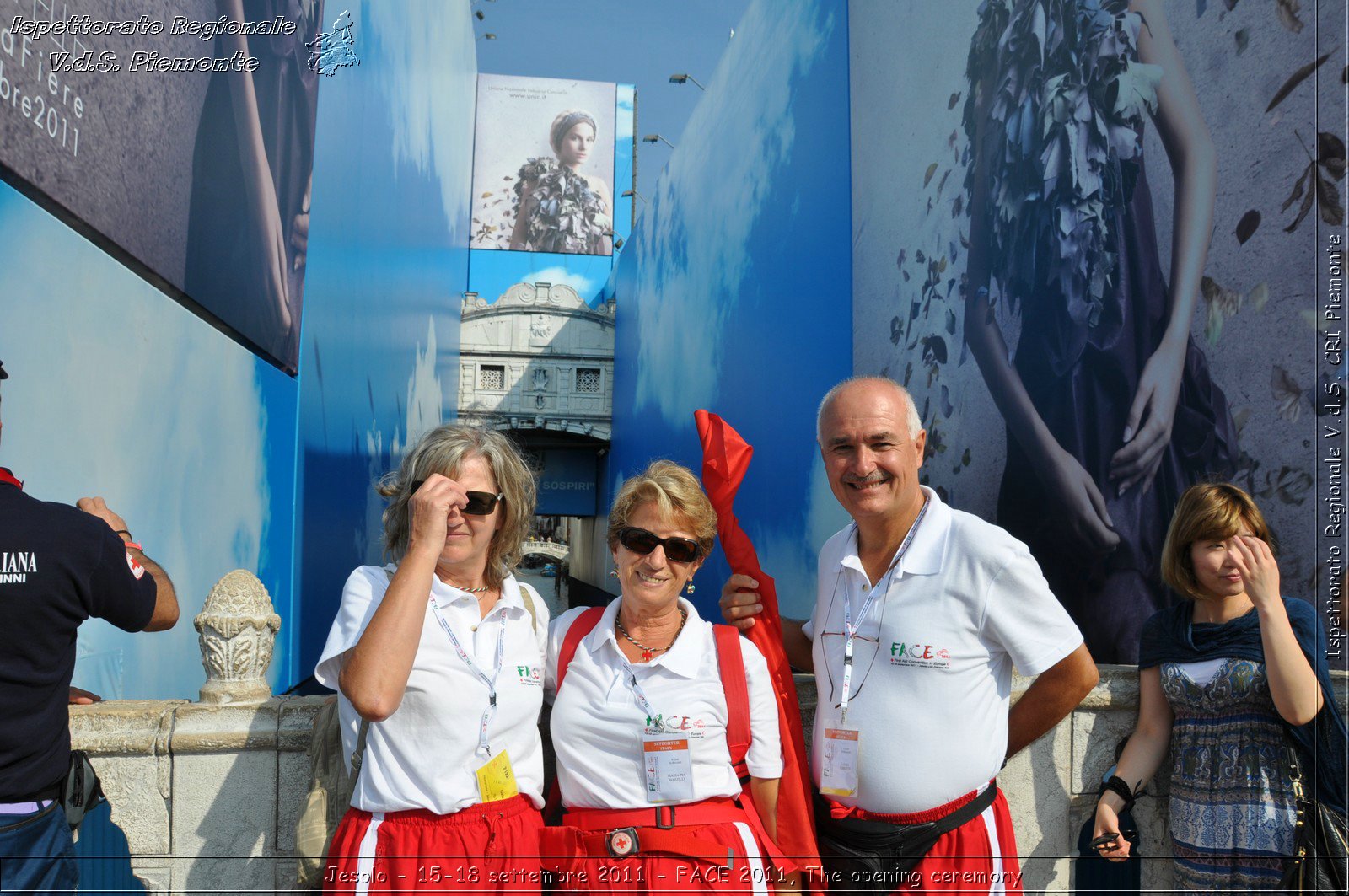 Jesolo - 15-18 settembre 2011 - FACE 2011, The opening ceremony -  Croce Rossa Italiana - Ispettorato Regionale Volontari del Soccorso Piemonte