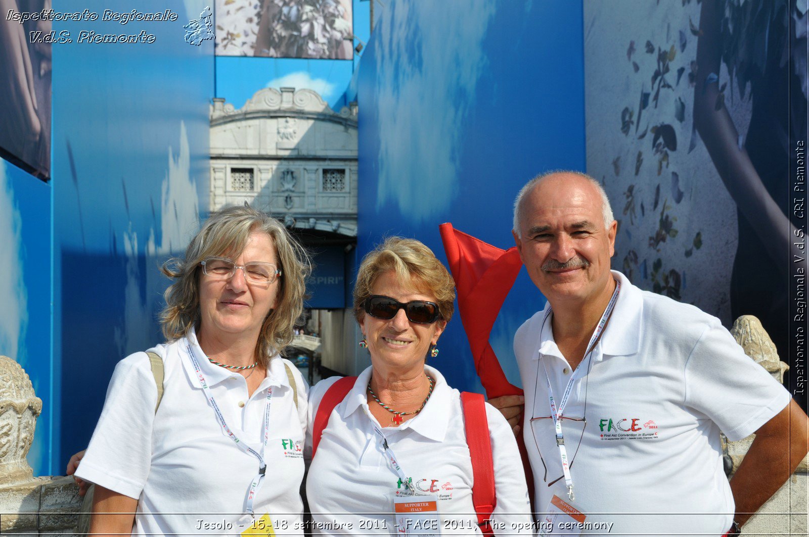Jesolo - 15-18 settembre 2011 - FACE 2011, The opening ceremony -  Croce Rossa Italiana - Ispettorato Regionale Volontari del Soccorso Piemonte