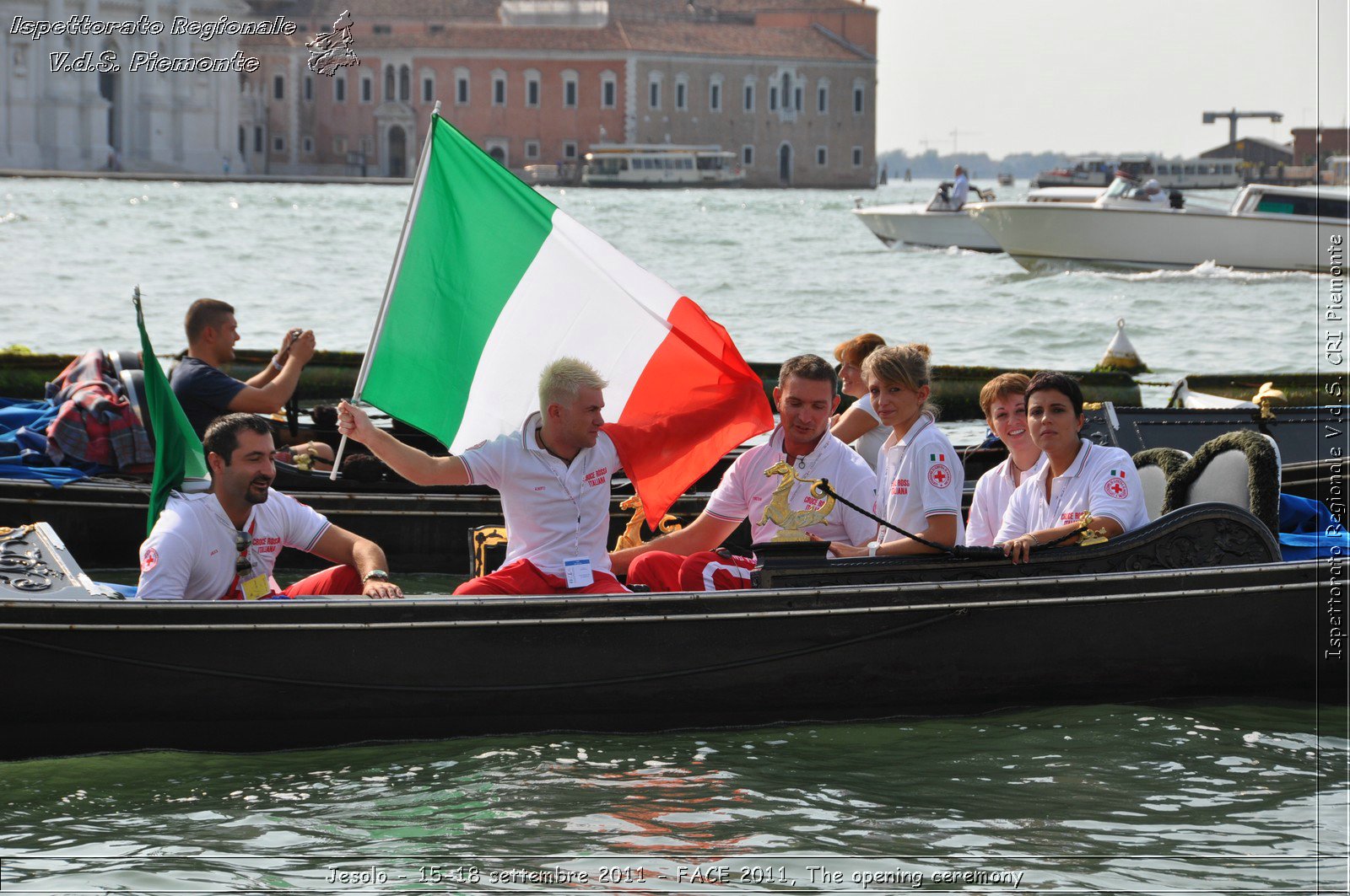 Jesolo - 15-18 settembre 2011 - FACE 2011, The opening ceremony -  Croce Rossa Italiana - Ispettorato Regionale Volontari del Soccorso Piemonte