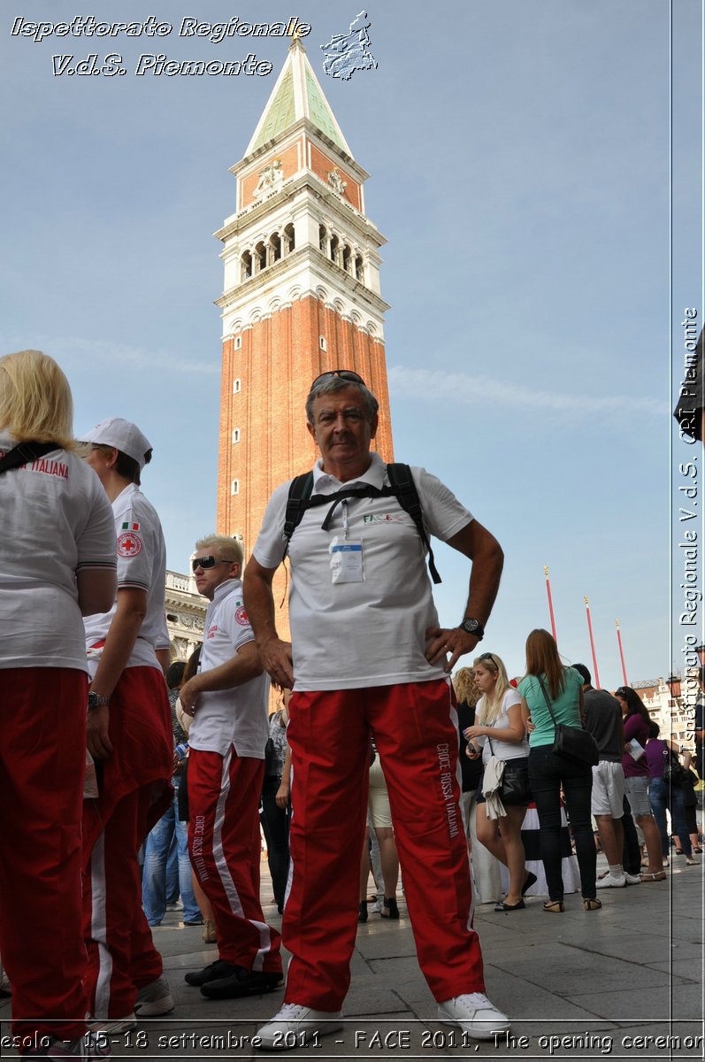 Jesolo - 15-18 settembre 2011 - FACE 2011, The opening ceremony -  Croce Rossa Italiana - Ispettorato Regionale Volontari del Soccorso Piemonte