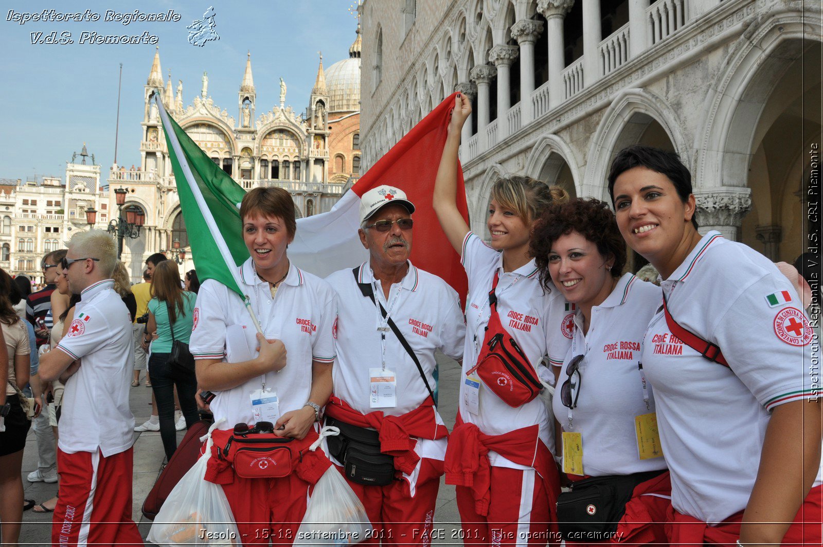 Jesolo - 15-18 settembre 2011 - FACE 2011, The opening ceremony -  Croce Rossa Italiana - Ispettorato Regionale Volontari del Soccorso Piemonte
