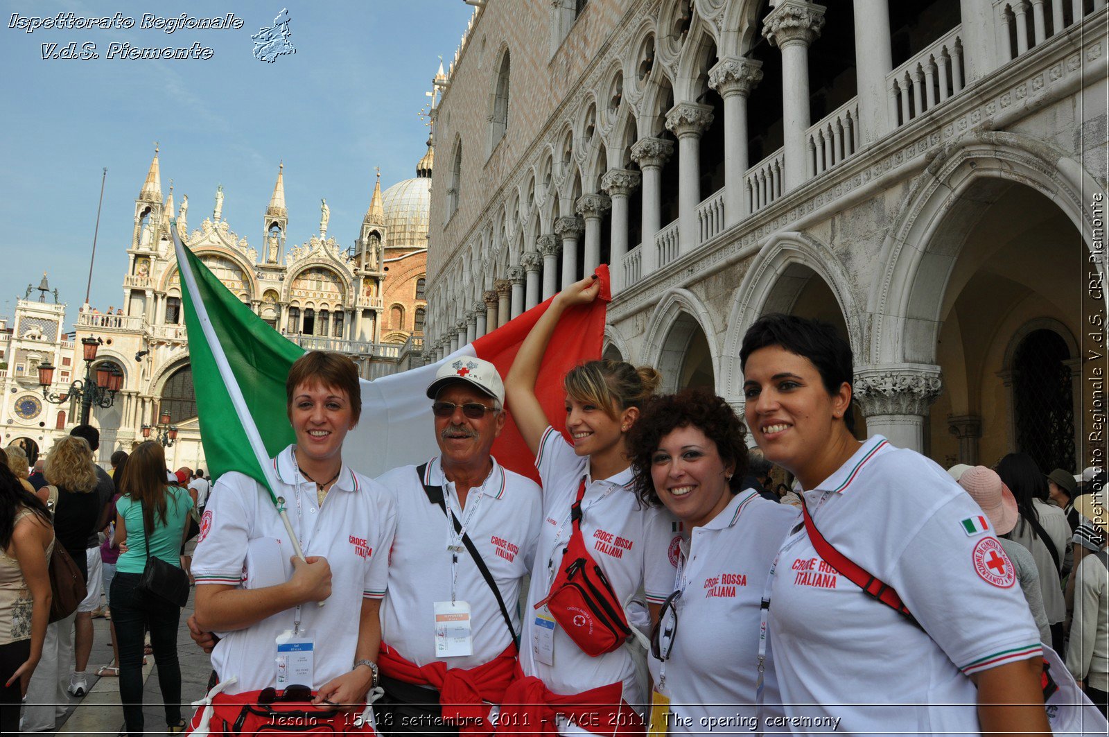 Jesolo - 15-18 settembre 2011 - FACE 2011, The opening ceremony -  Croce Rossa Italiana - Ispettorato Regionale Volontari del Soccorso Piemonte