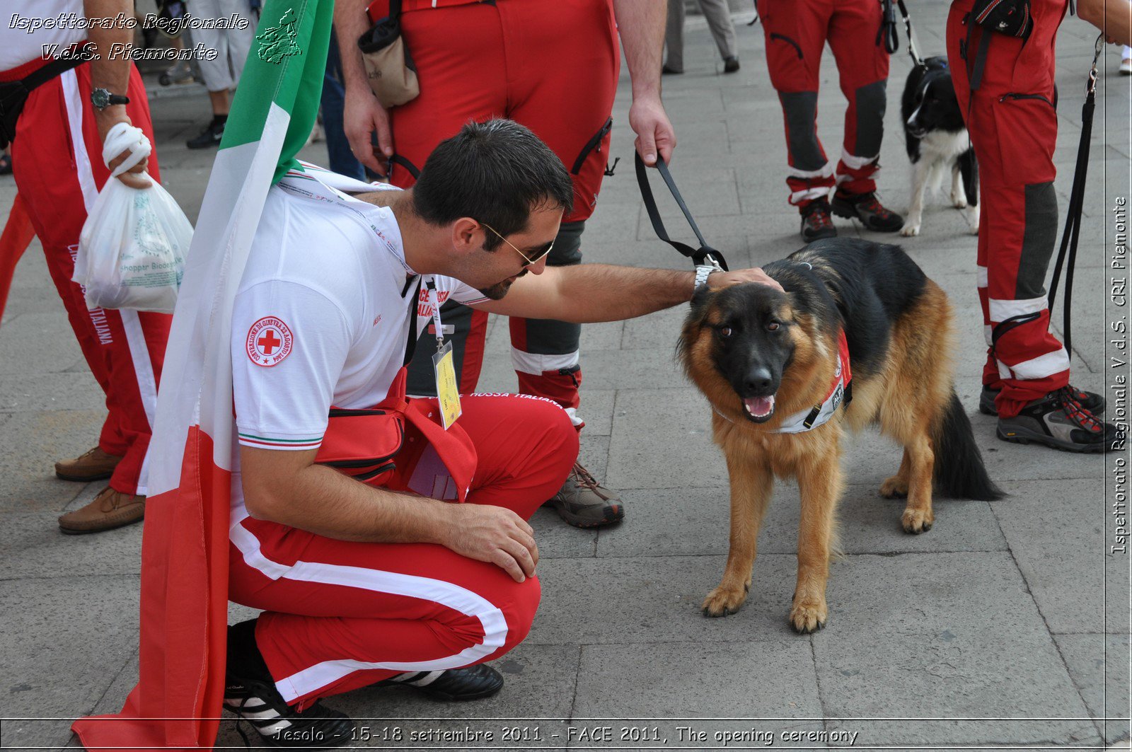 Jesolo - 15-18 settembre 2011 - FACE 2011, The opening ceremony -  Croce Rossa Italiana - Ispettorato Regionale Volontari del Soccorso Piemonte