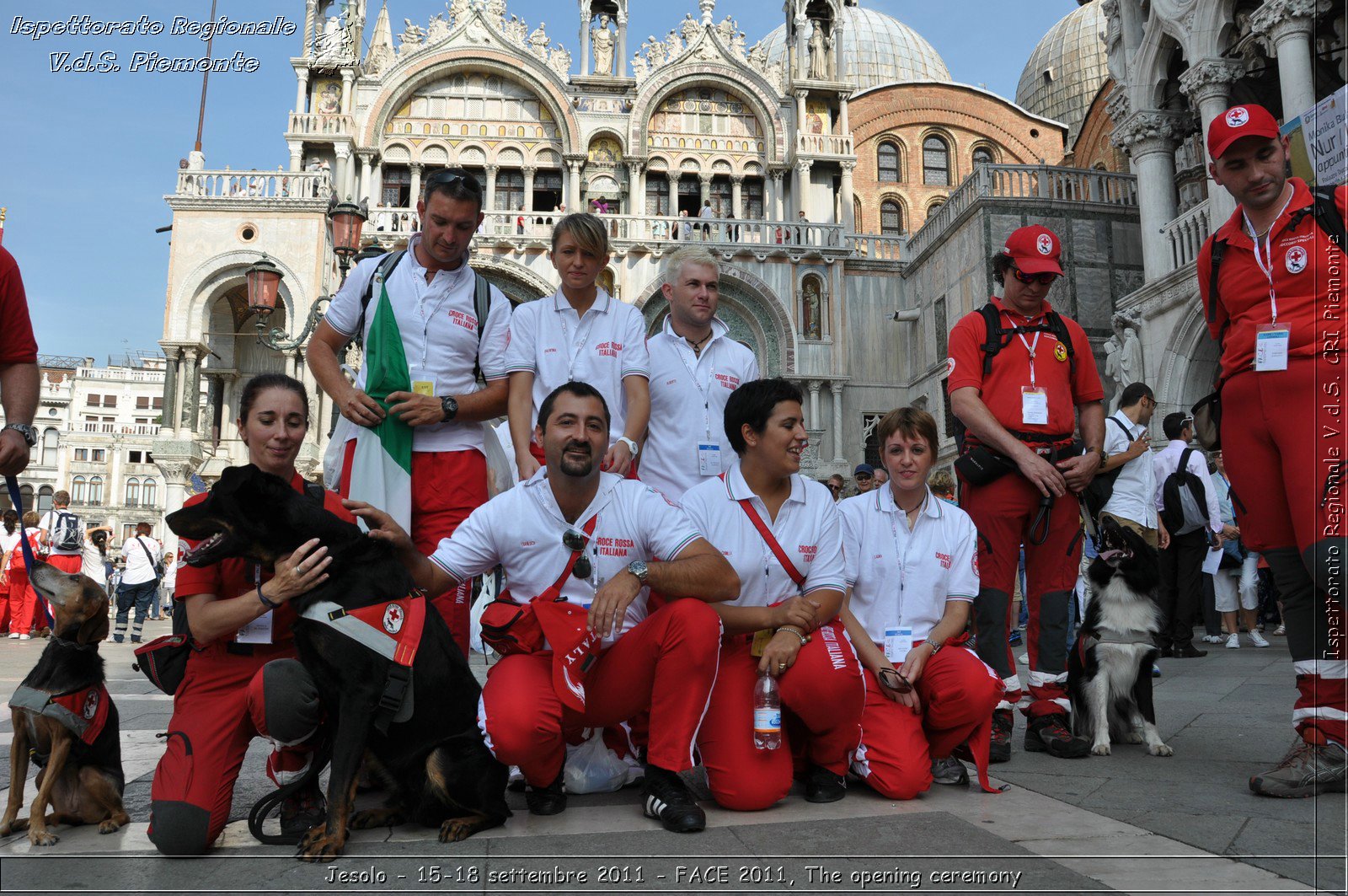 Jesolo - 15-18 settembre 2011 - FACE 2011, The opening ceremony -  Croce Rossa Italiana - Ispettorato Regionale Volontari del Soccorso Piemonte