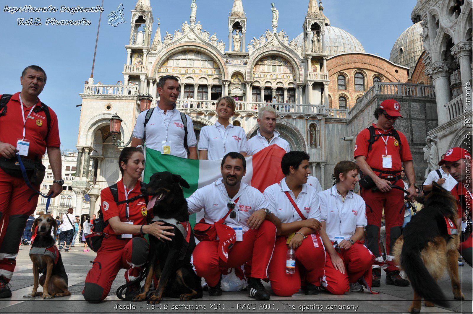 Jesolo - 15-18 settembre 2011 - FACE 2011, The opening ceremony -  Croce Rossa Italiana - Ispettorato Regionale Volontari del Soccorso Piemonte