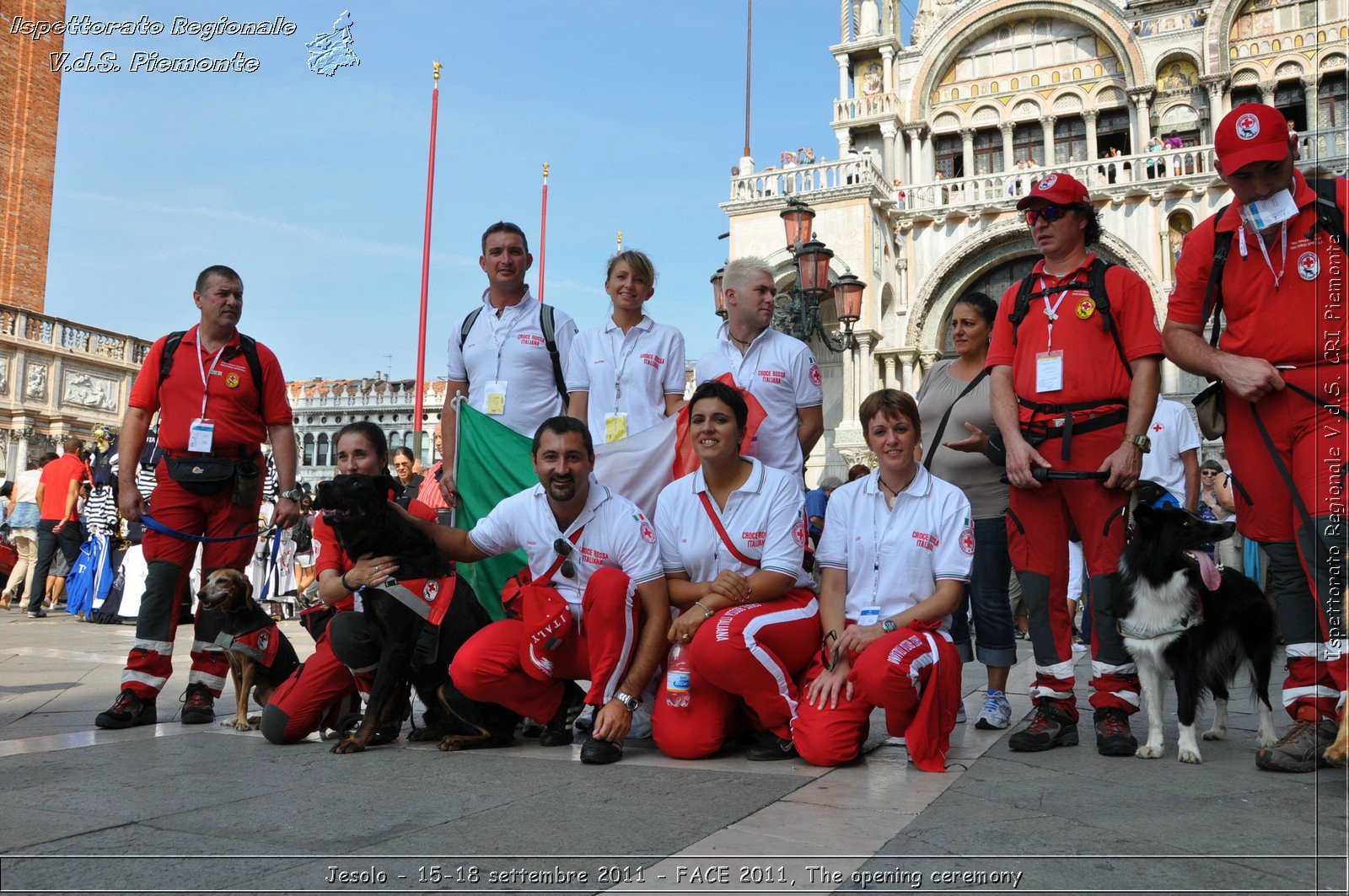 Jesolo - 15-18 settembre 2011 - FACE 2011, The opening ceremony -  Croce Rossa Italiana - Ispettorato Regionale Volontari del Soccorso Piemonte