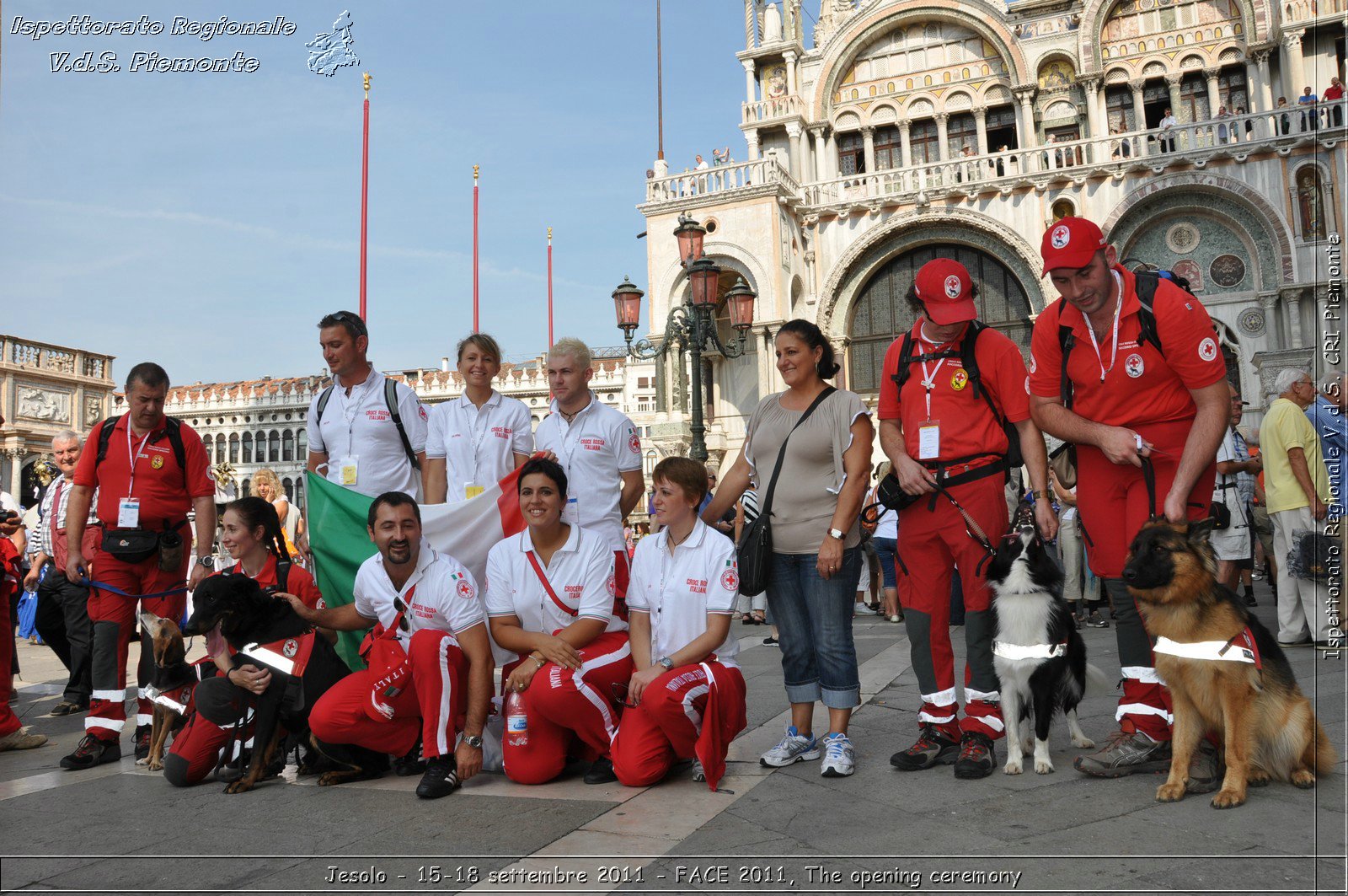 Jesolo - 15-18 settembre 2011 - FACE 2011, The opening ceremony -  Croce Rossa Italiana - Ispettorato Regionale Volontari del Soccorso Piemonte