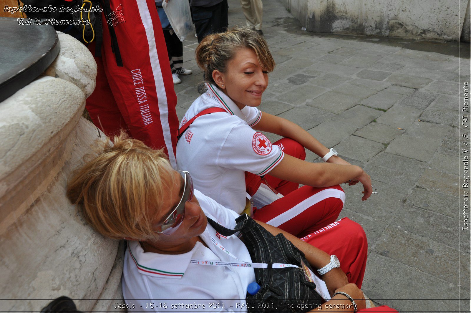 Jesolo - 15-18 settembre 2011 - FACE 2011, The opening ceremony -  Croce Rossa Italiana - Ispettorato Regionale Volontari del Soccorso Piemonte
