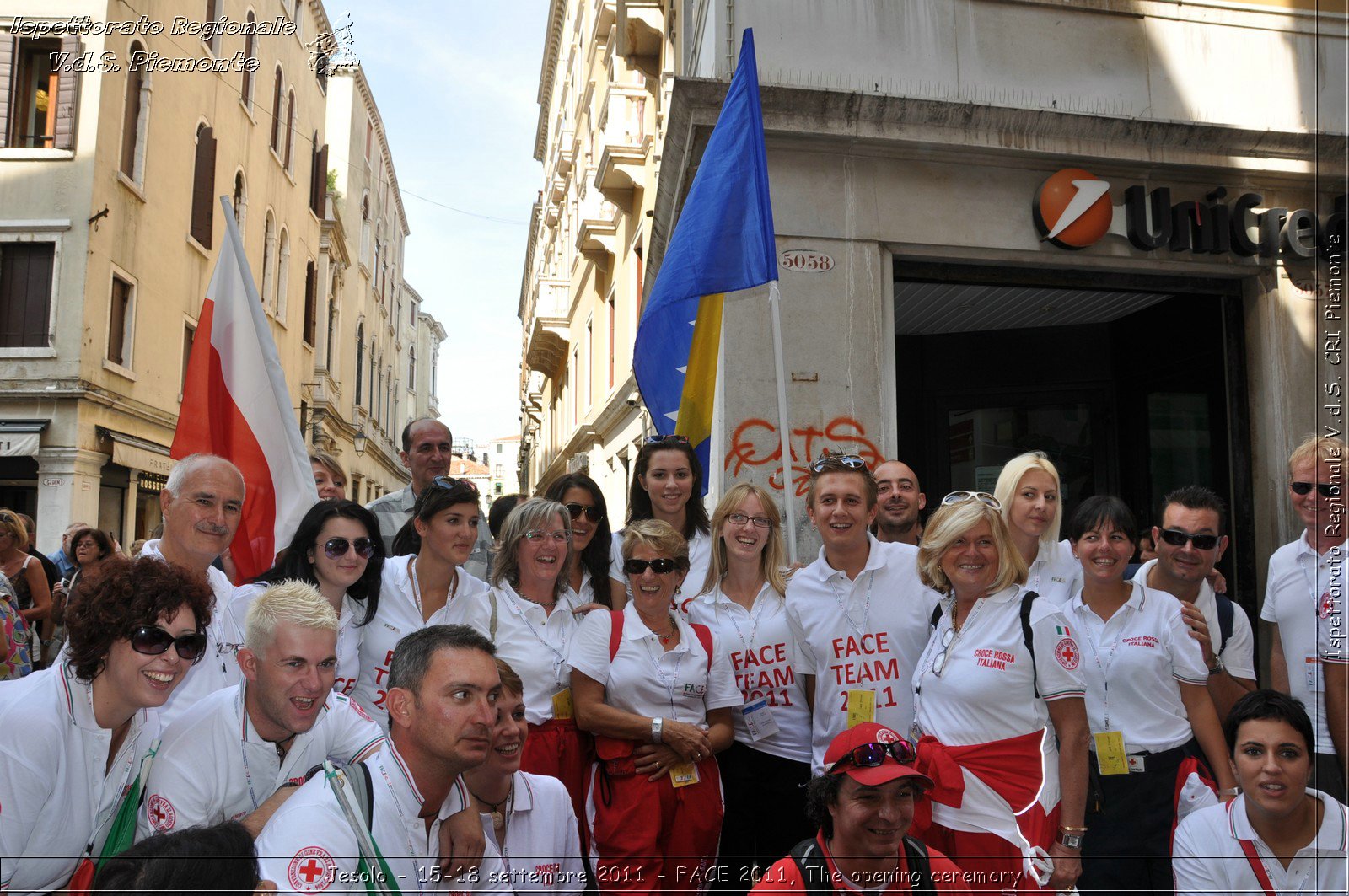 Jesolo - 15-18 settembre 2011 - FACE 2011, The opening ceremony -  Croce Rossa Italiana - Ispettorato Regionale Volontari del Soccorso Piemonte