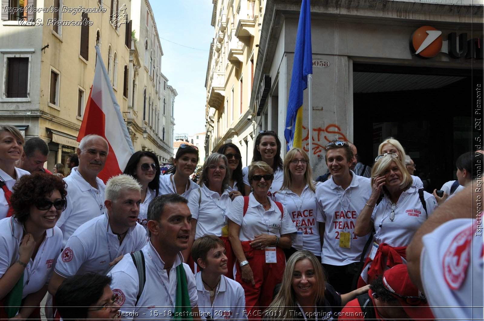 Jesolo - 15-18 settembre 2011 - FACE 2011, The opening ceremony -  Croce Rossa Italiana - Ispettorato Regionale Volontari del Soccorso Piemonte