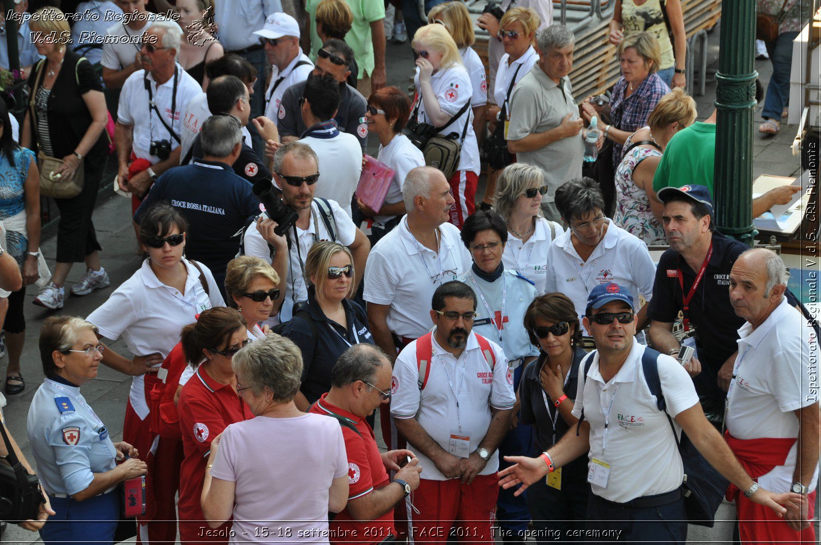 Jesolo - 15-18 settembre 2011 - FACE 2011, The opening ceremony -  Croce Rossa Italiana - Ispettorato Regionale Volontari del Soccorso Piemonte