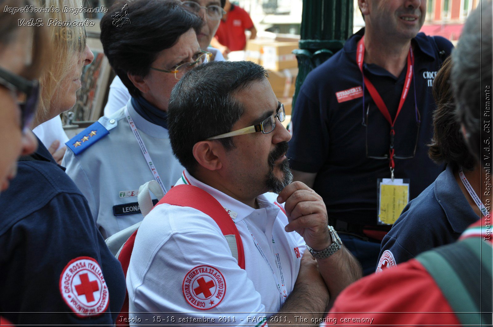 Jesolo - 15-18 settembre 2011 - FACE 2011, The opening ceremony -  Croce Rossa Italiana - Ispettorato Regionale Volontari del Soccorso Piemonte